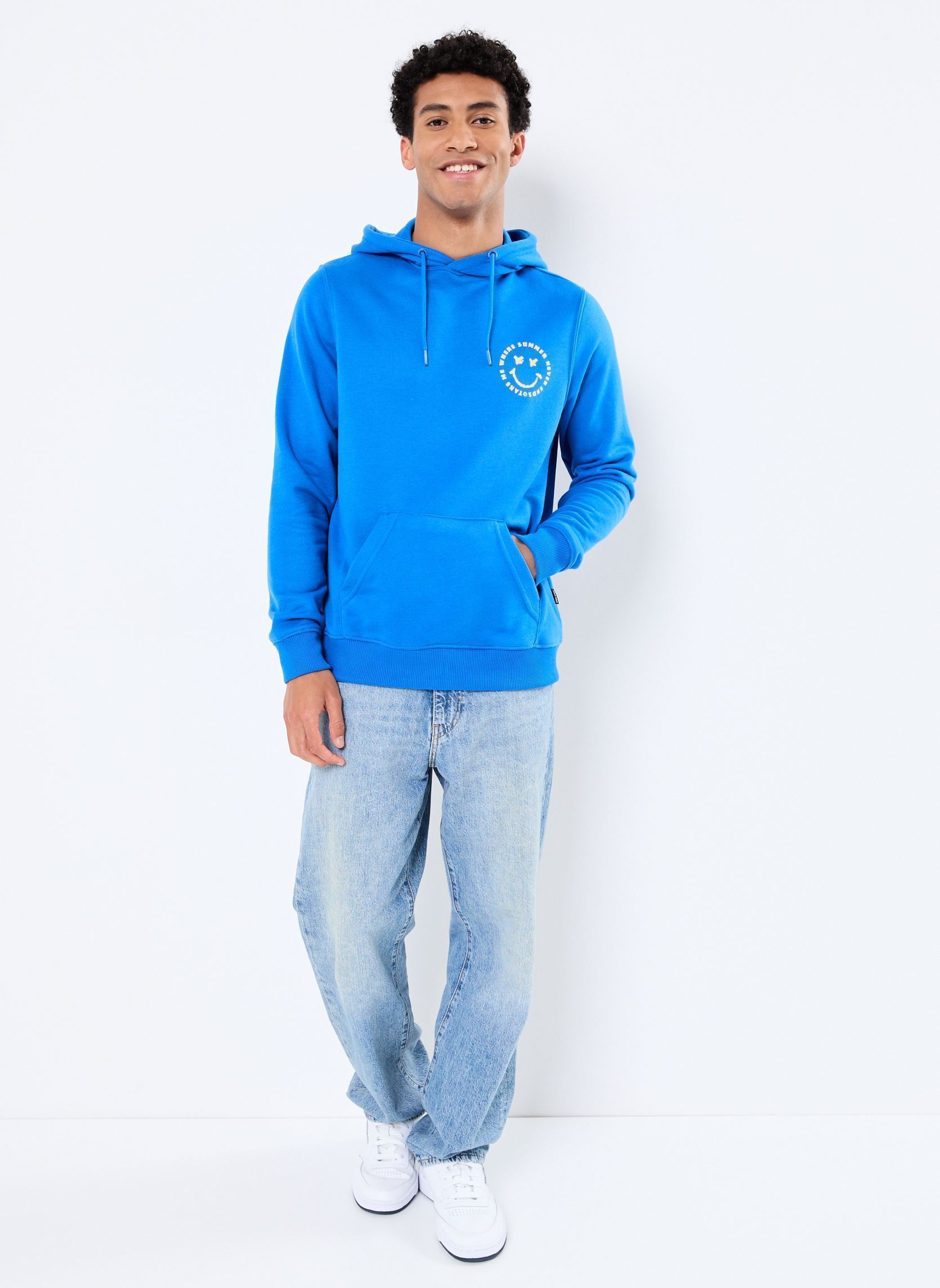 Hoodies BHJON sweatshirt heren blauw Blend Hoodies BHJON sweatshirt heren blauw NAUTICAL BLUE