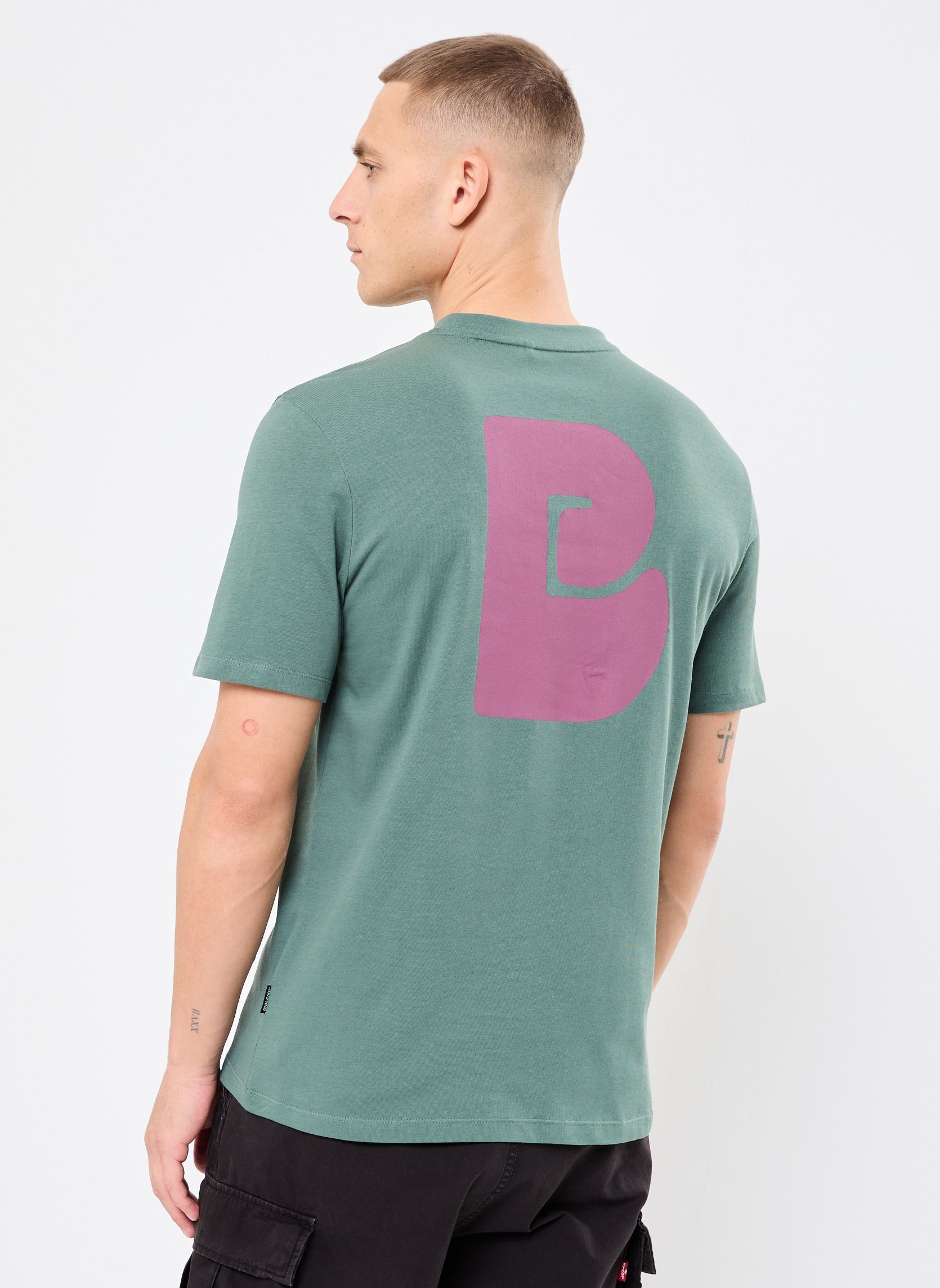 Kurzarm-T-Shirts BHKRIS Tee herren grün Blend Kurzarm-T-Shirts BHKRIS Tee herren grün DUCK GREEN