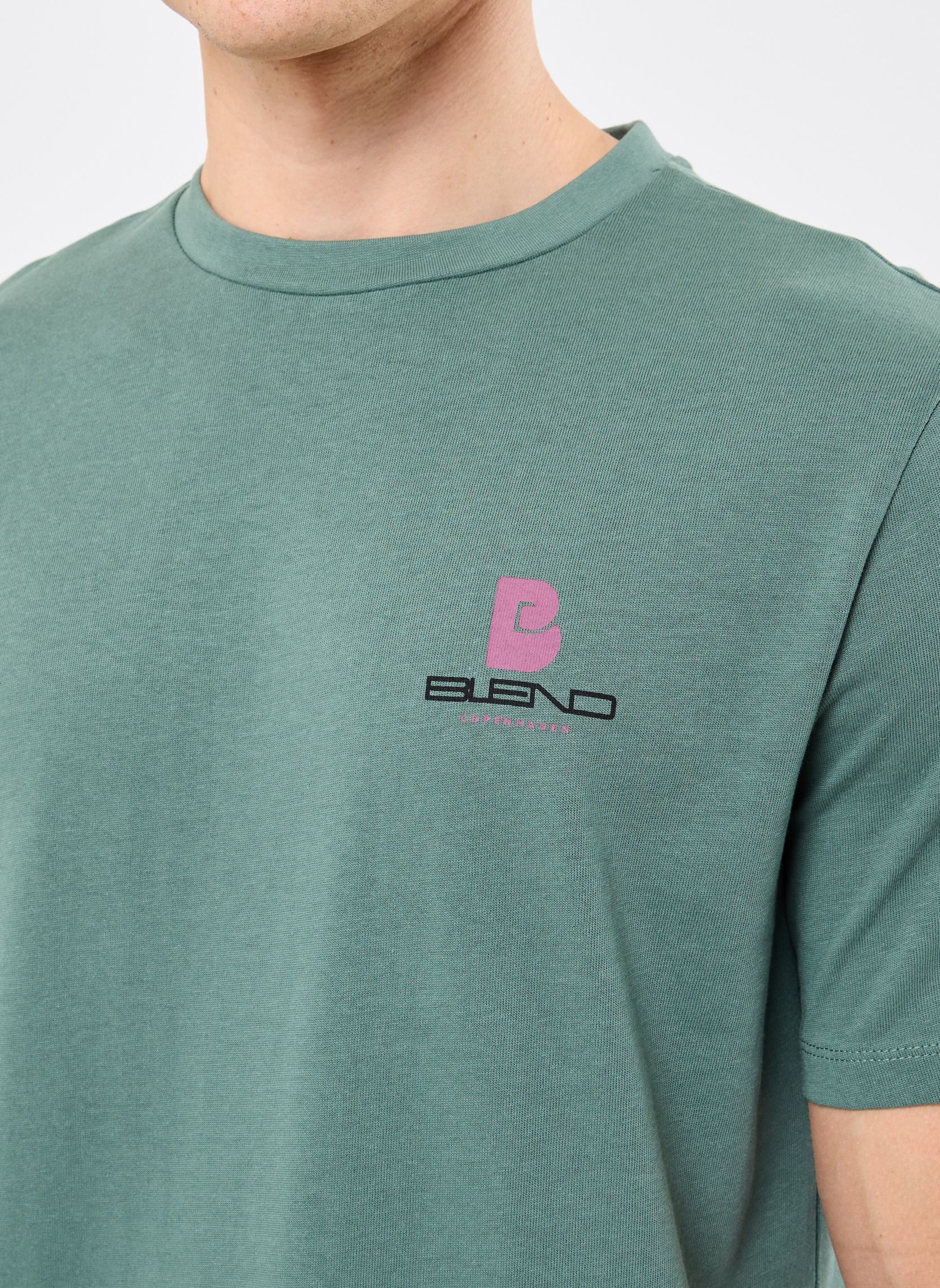 Kurzarm-T-Shirts BHKRIS Tee herren grün Blend Kurzarm-T-Shirts BHKRIS Tee herren grün DUCK GREEN