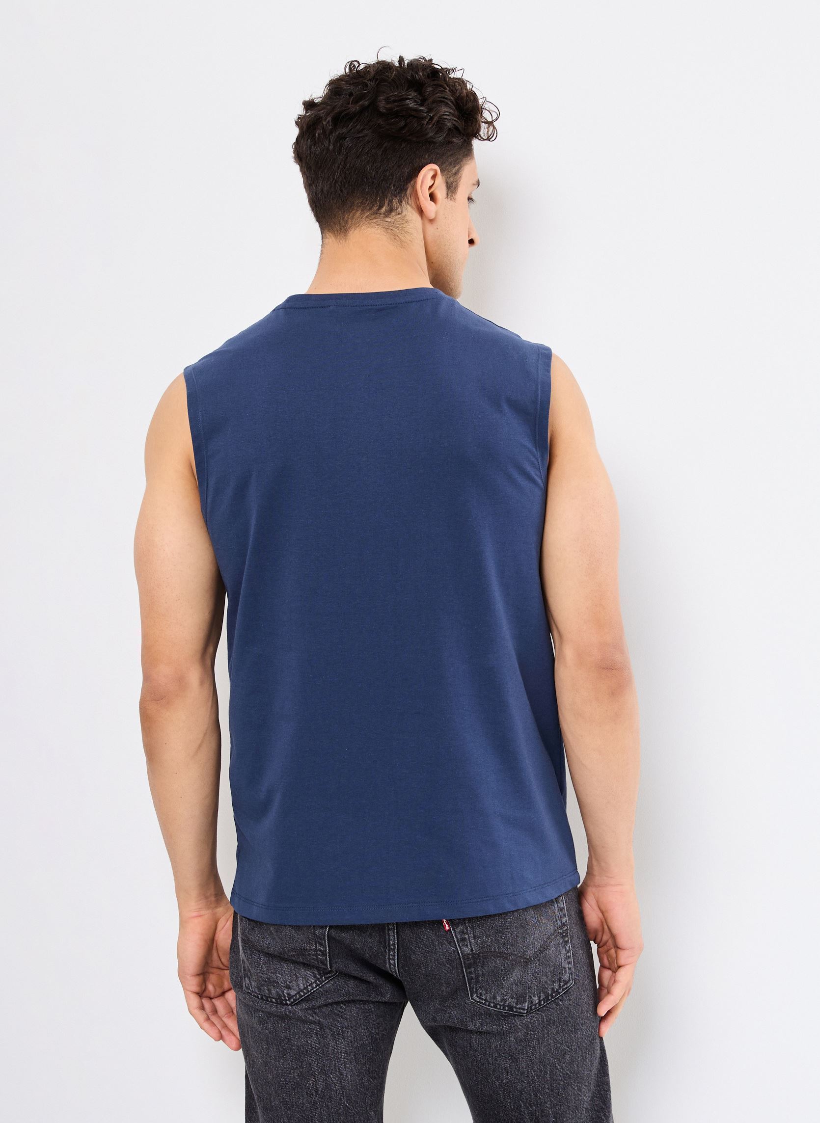 Canotte BHJAXY Sleeveless Top -3-pack uomo multicolore Blend Canotte BHJAXY Sleeveless Top -3-pack uomo multicolore BLACK,WHITE, DRESS BLUES