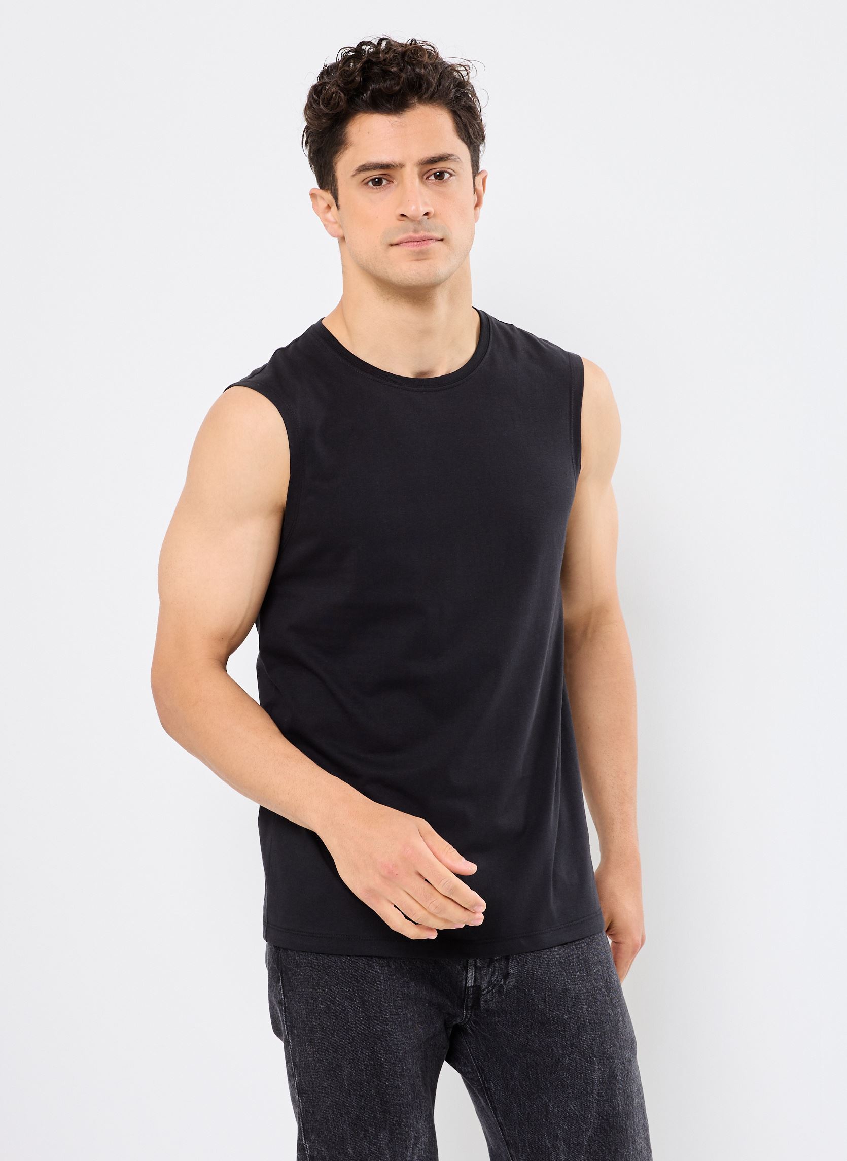 Canotte BHJAXY Sleeveless Top -3-pack uomo multicolore Blend Canotte BHJAXY Sleeveless Top -3-pack uomo multicolore BLACK,WHITE, DRESS BLUES
