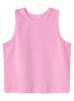 Débardeurs Crop Top Fille NAME IT - Lot De 2 - 95% Coton, Col Rond - Style Streetwear été