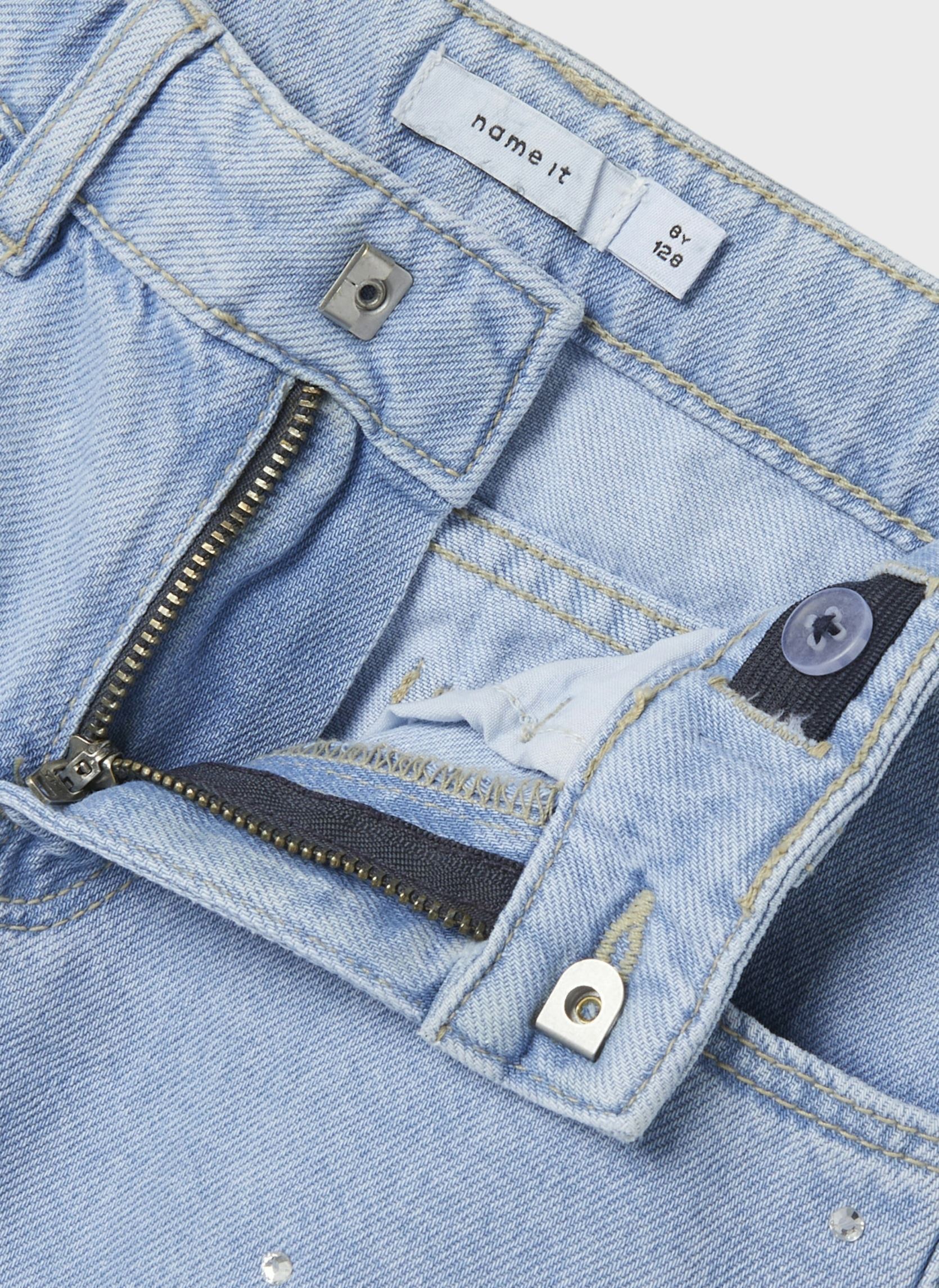 Jeans droits Nkfrose St Rhine Jeans 3366-Be Noos 1321 fille bleu Name it Jeans droits Nkfrose St Rhine Jeans 3366-Be Noos 1321 fille bleu Light Blue Denim