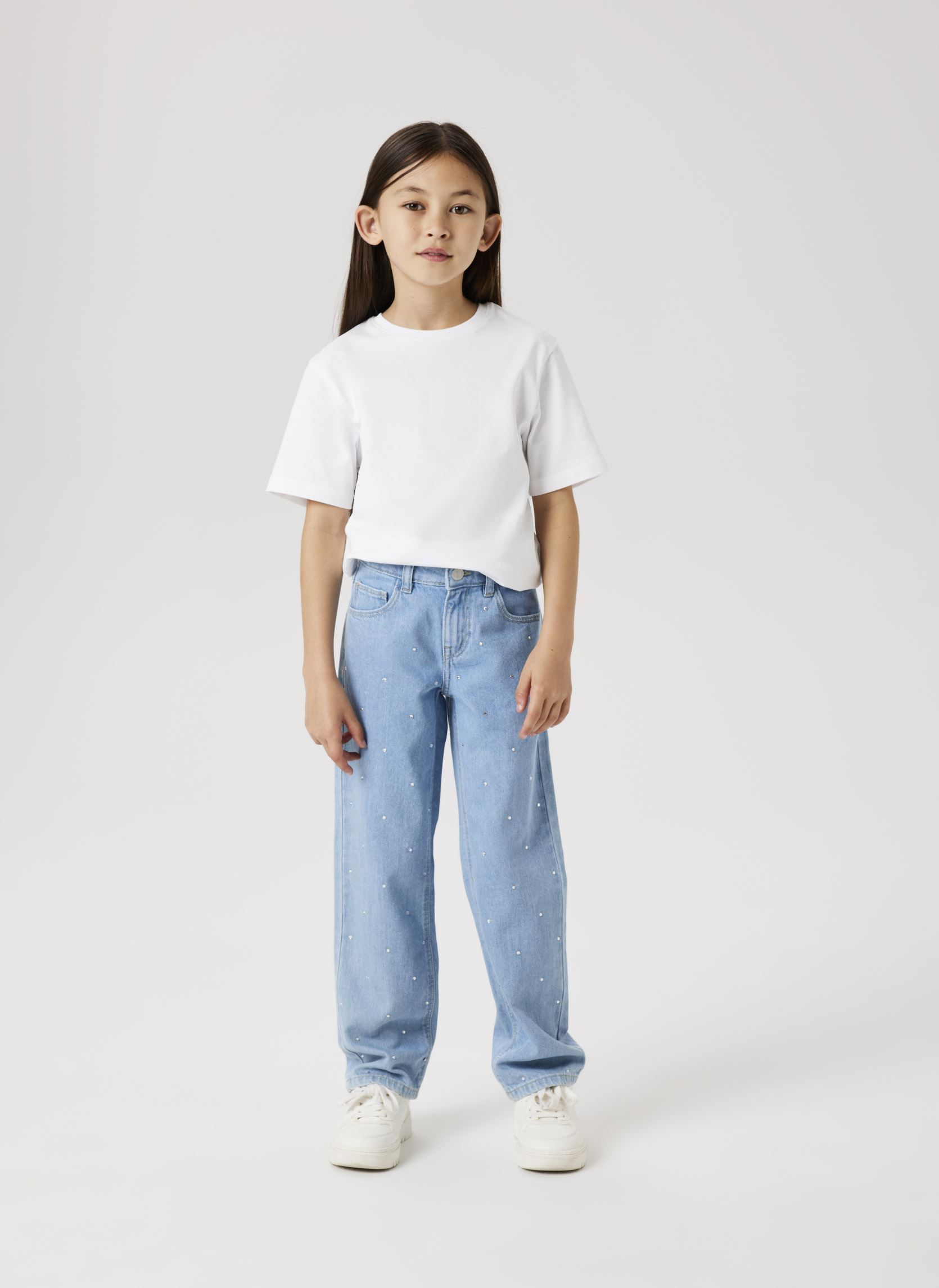 Jeans droits Nkfrose St Rhine Jeans 3366-Be Noos 1321 fille bleu Name it Jeans droits Nkfrose St Rhine Jeans 3366-Be Noos 1321 fille bleu Light Blue Denim