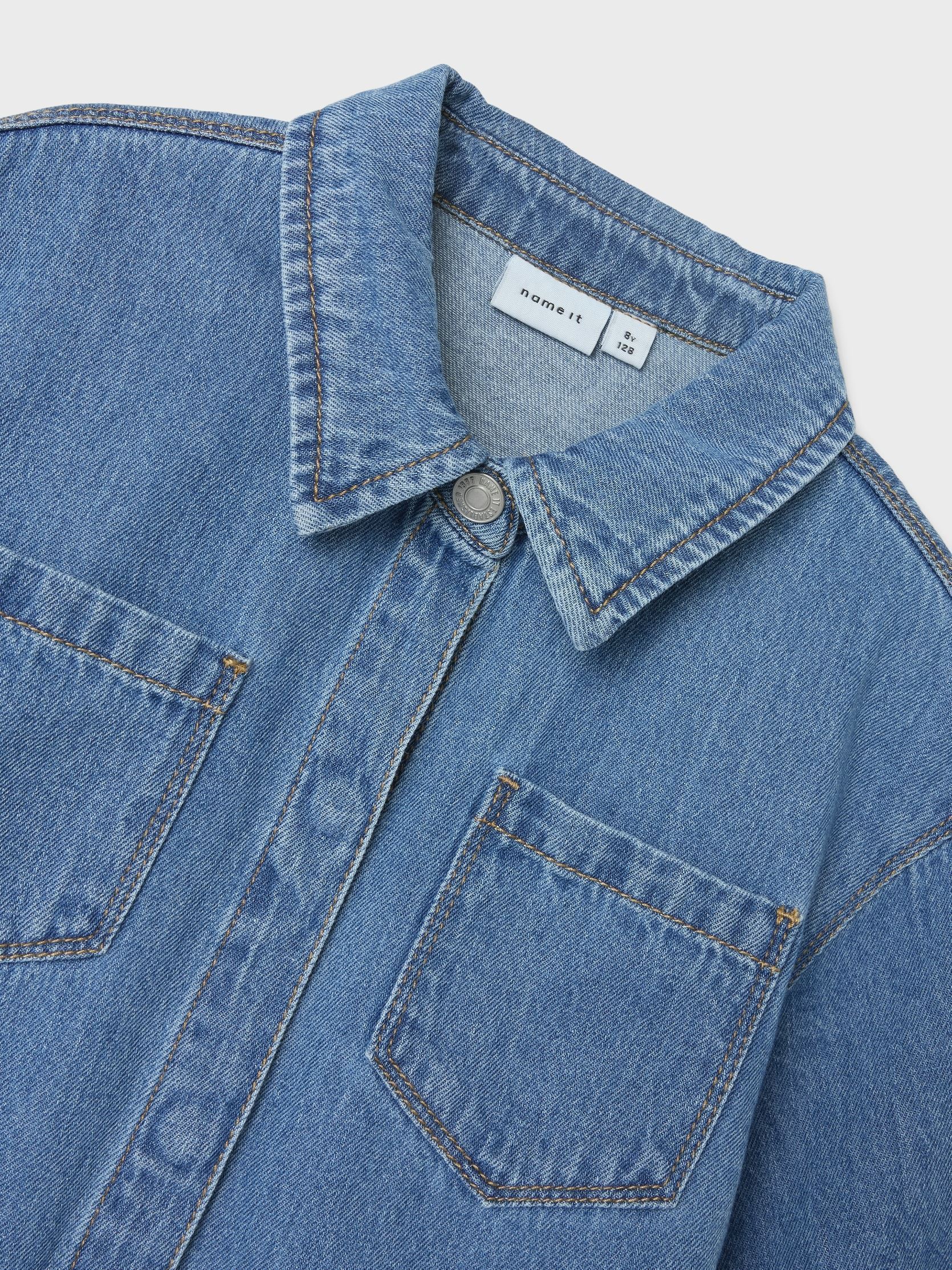 Robes Nkfjannet Dnm Dress 8157-Ov D 13239986 fille bleu Name it Robes Nkfjannet Dnm Dress 8157-Ov D 13239986 fille bleu MEDIUM BLUE DENIM
