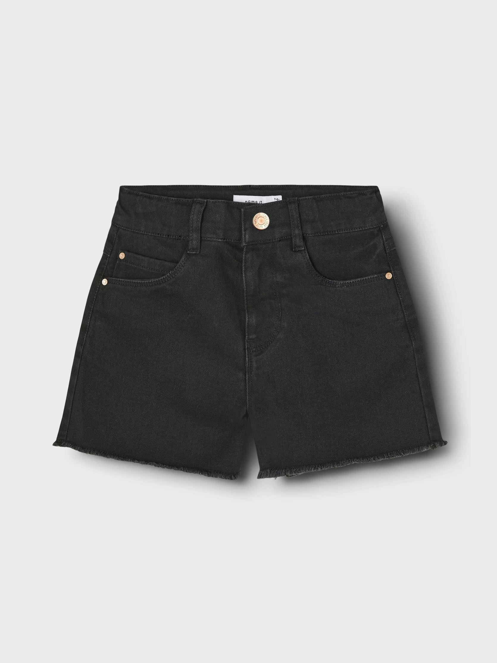 Shorts Nkfrose Hw Mom Dnm Shorts 8222-Ya Noos fille noir Name it Shorts Nkfrose Hw Mom Dnm Shorts 8222-Ya Noos fille noir Black Denim
