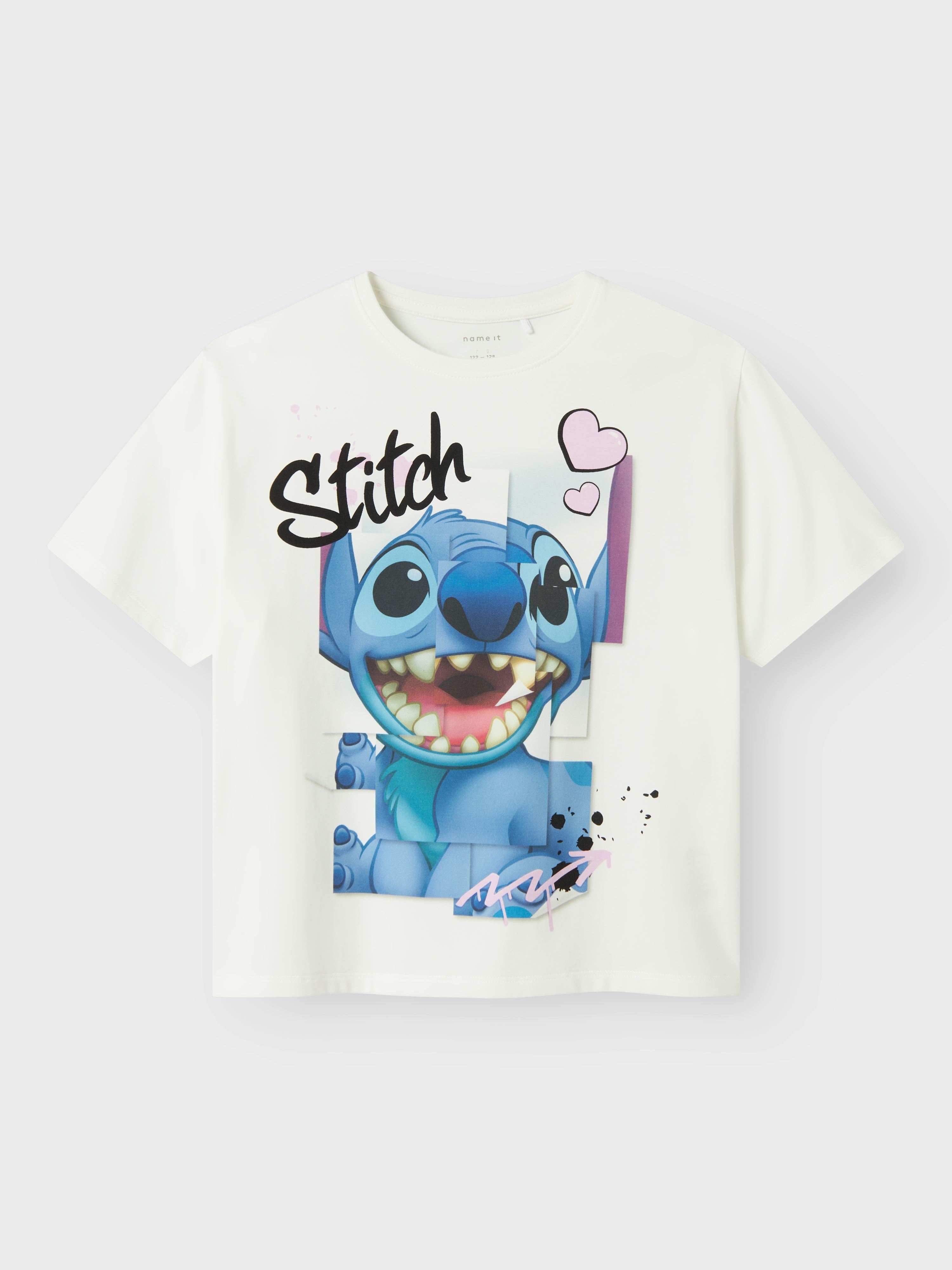 Tee-shirts manches courtes Nkfdiri Stitch Ss Nreg Top Noos Wdi 1323 fille blanc Name it Tee-shirts manches courtes Nkfdiri Stitch Ss Nreg Top Noos Wdi 1323 fille blanc Cloud Dancer