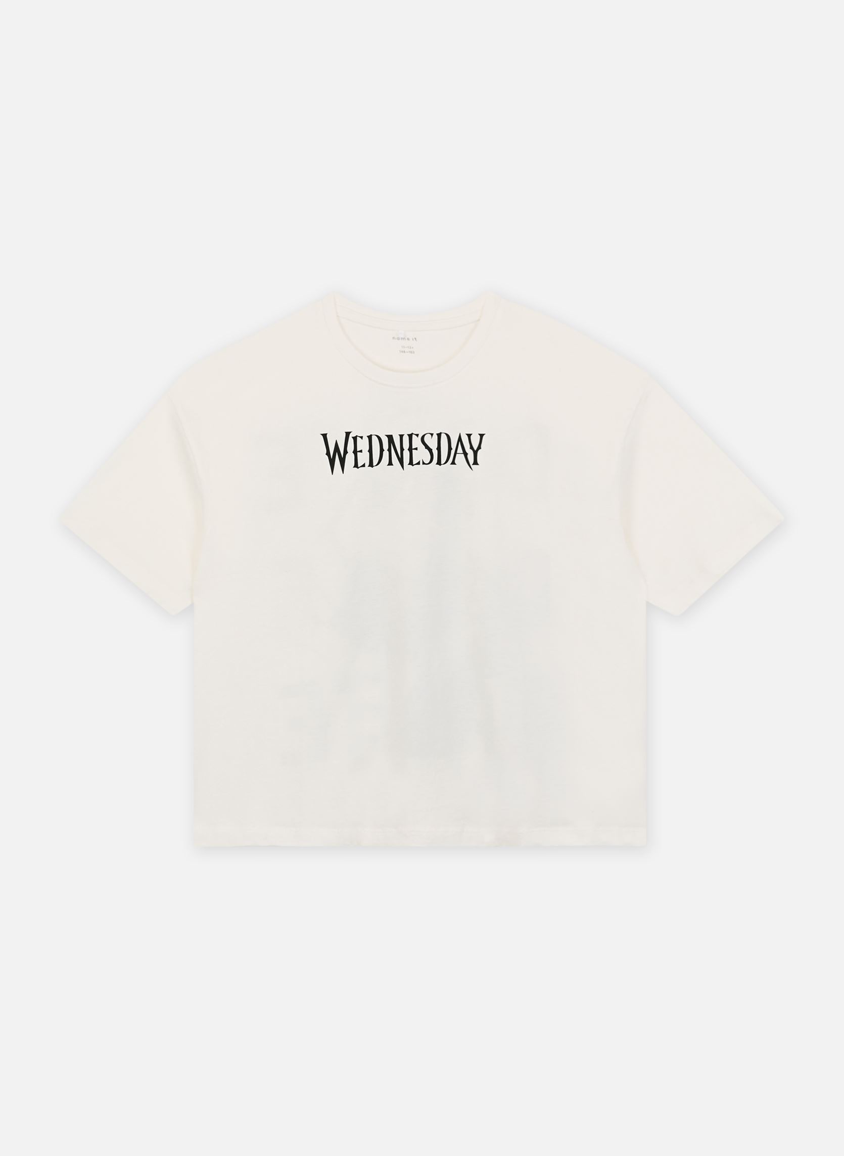 NAME IT Nkfjax Wednesday SS Top Box Noos Sky T-Shirt Bambine e Ragazze