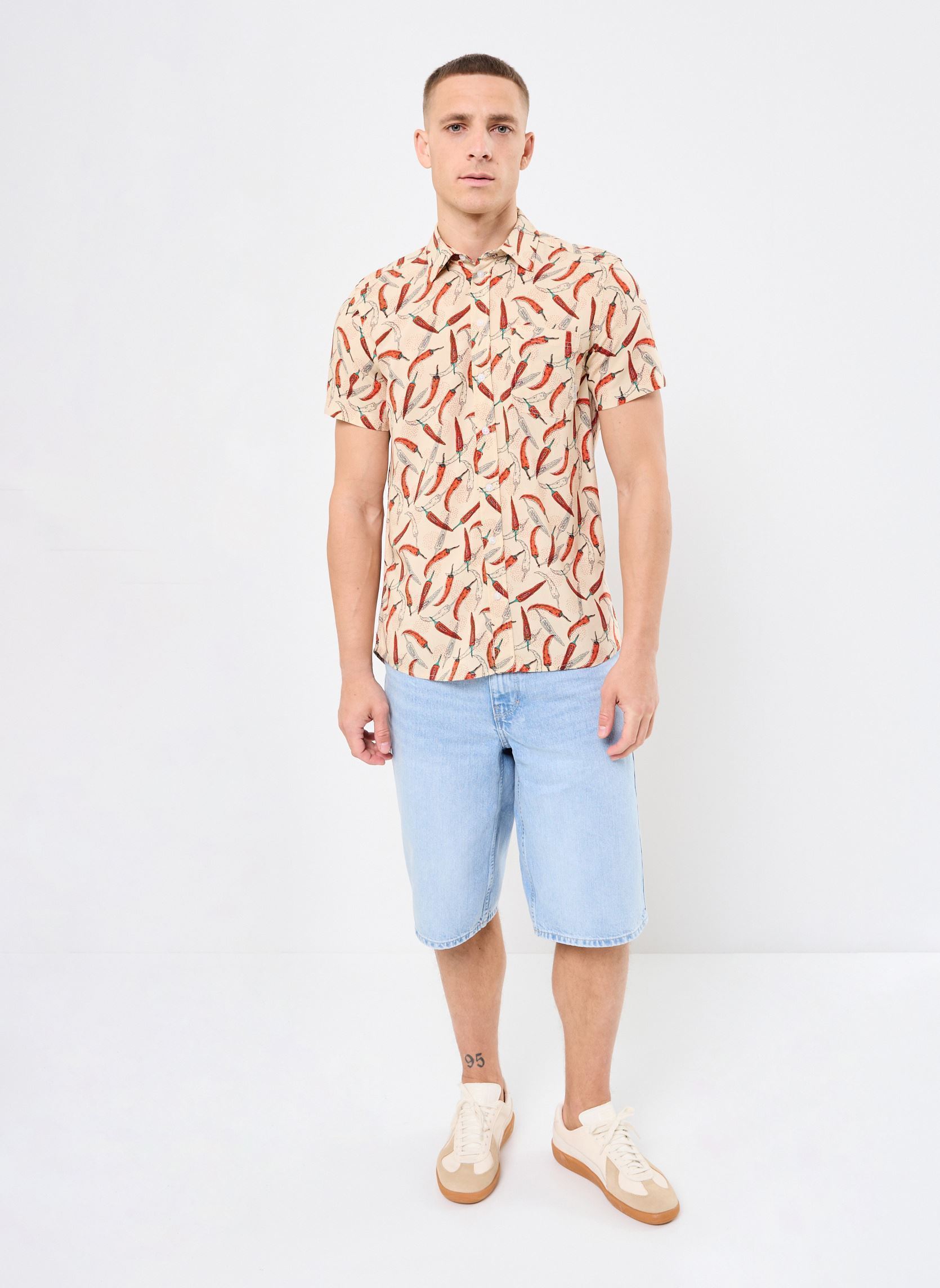 Hemden BHBALDER Shirt herren beige Blend Hemden BHBALDER Shirt herren beige BLEACHED SAND