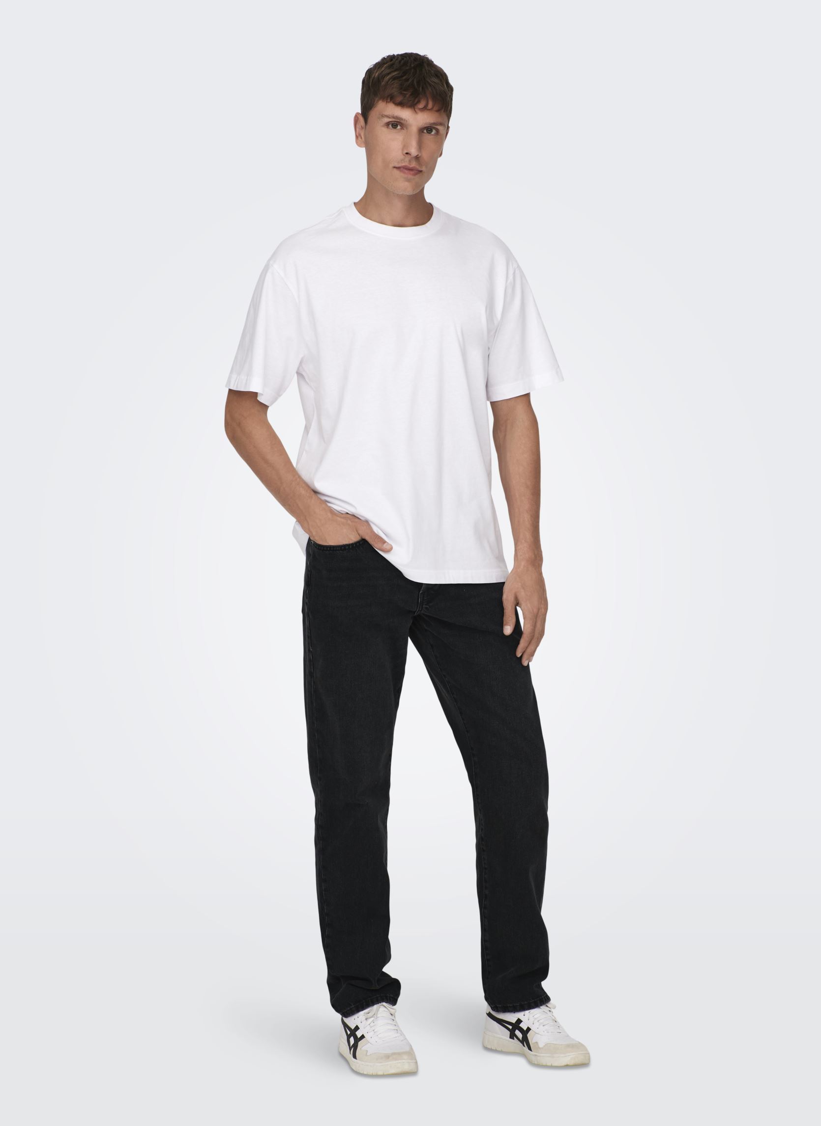 Jeans droit ONSEDGE STRAIGHT BLACK 6985 TAI DNM NOOS homme noir Only & Sons Jeans droit ONSEDGE STRAIGHT BLACK 6985 TAI DNM NOOS homme noir BLACK DENIM