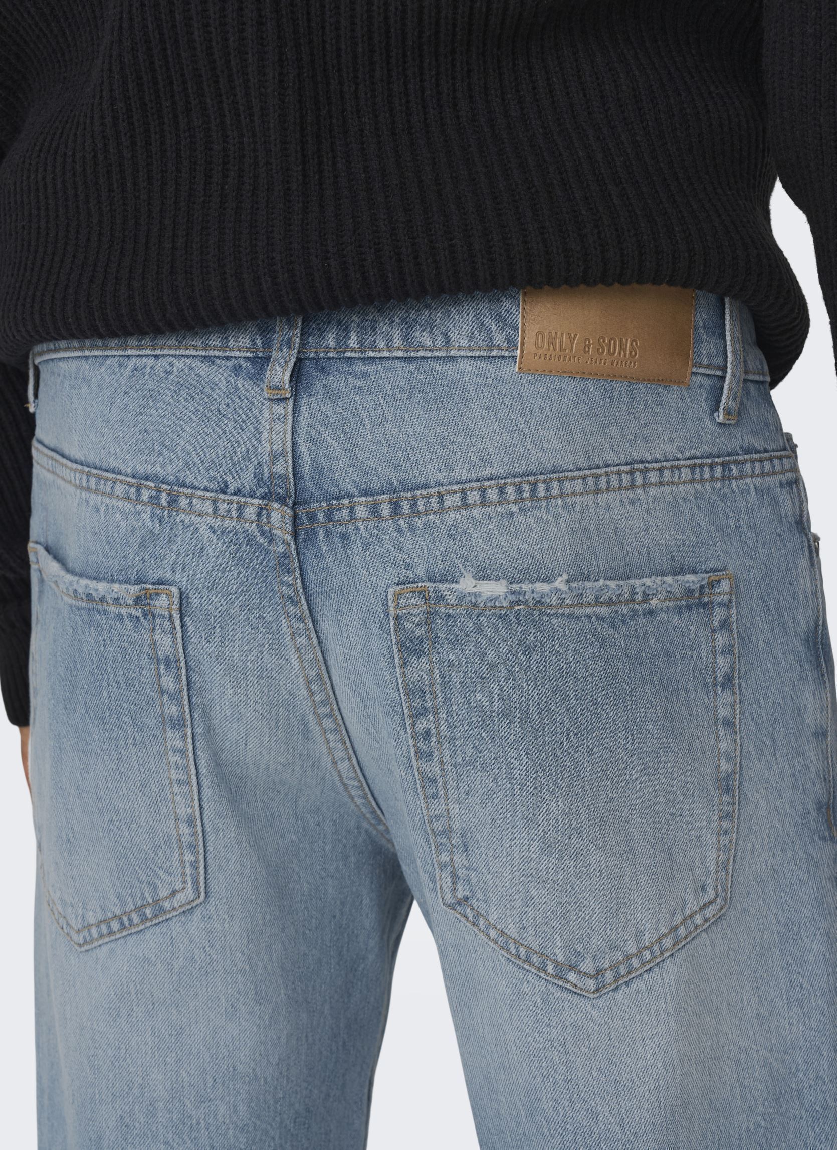 Jeans diritti ONSEDGE STRAIGHT LB 6986 TAI DNM NOOS uomo blu Only & Sons Jeans diritti ONSEDGE STRAIGHT LB 6986 TAI DNM NOOS uomo blu LIGHT BLUE DENIM