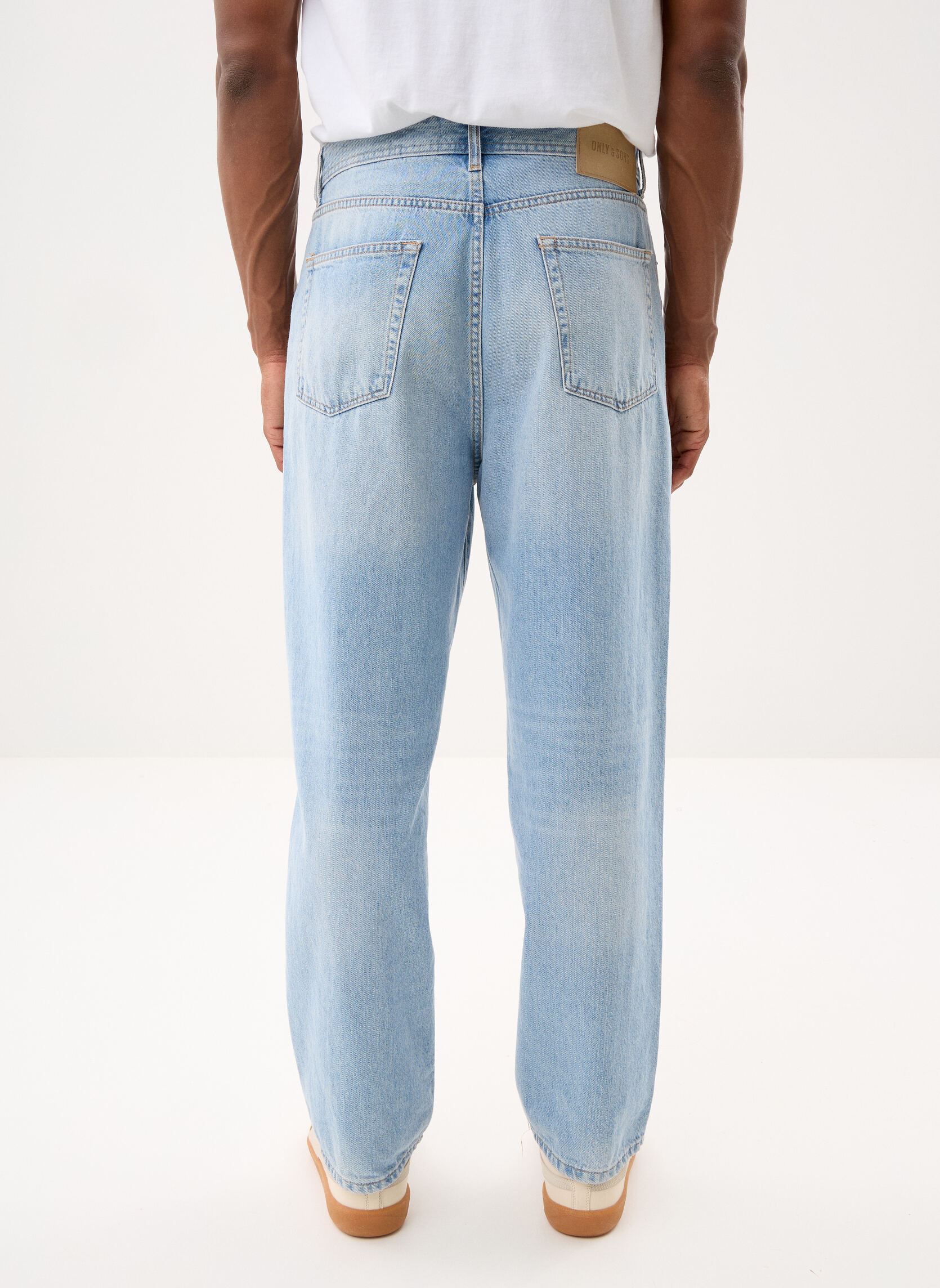 Jeans droit ONSFADE LOOSE LB 2330 TAI DNM NOOS homme bleu Only & Sons Jeans droit ONSFADE LOOSE LB 2330 TAI DNM NOOS homme bleu LIGHT BLUE DENIM