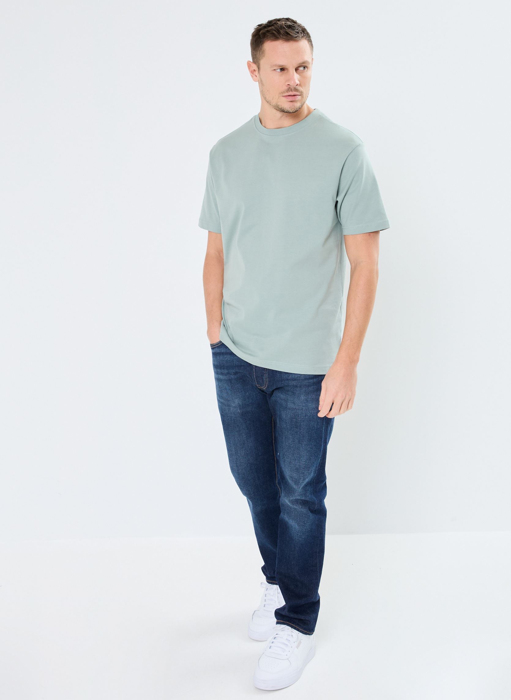 T-shirt a maniche corte ONSFRED LIFE RLX SS TEE NOOS uomo verde Only & Sons T-shirt a maniche corte ONSFRED LIFE RLX SS TEE NOOS uomo verde ICEBERG GREEN