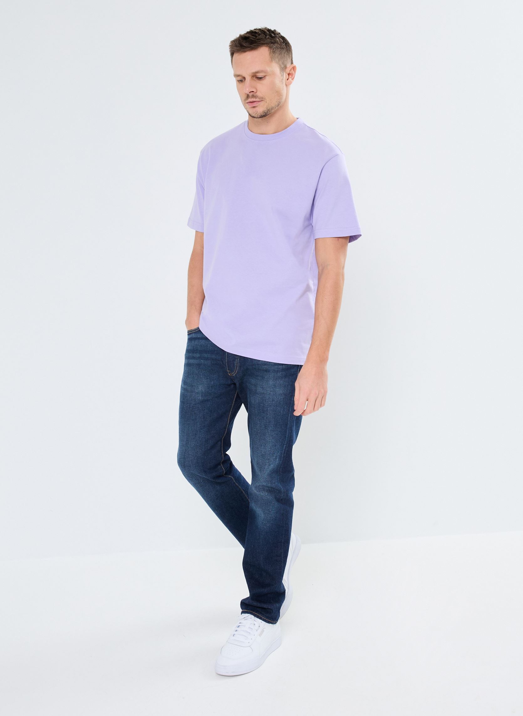 Tee-shirts manches courtes ONSFRED LIFE RLX SS TEE NOOS homme violet Only & Sons Tee-shirts manches courtes ONSFRED LIFE RLX SS TEE NOOS homme violet LAVENDER