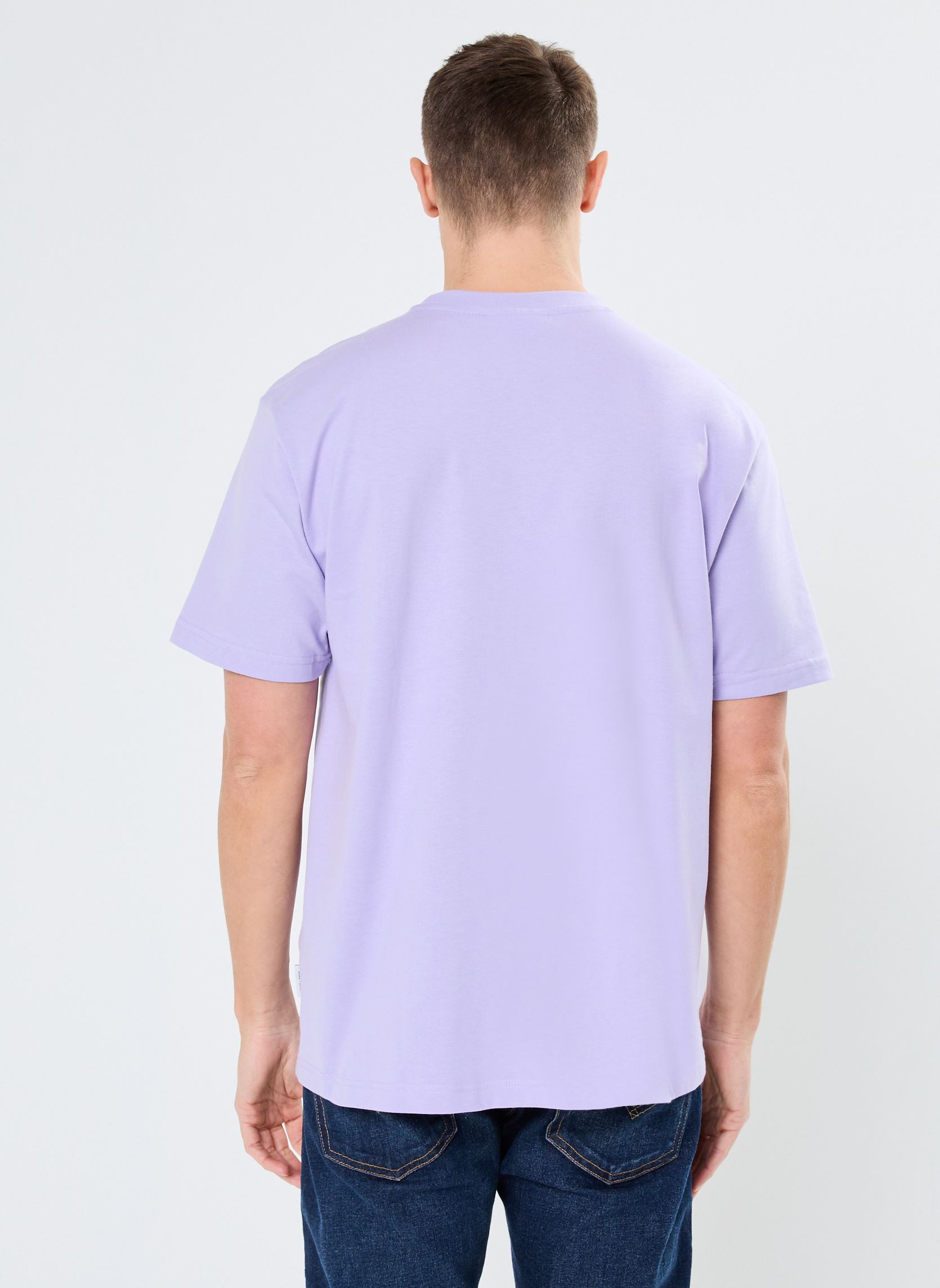 Tee-shirts manches courtes ONSFRED LIFE RLX SS TEE NOOS homme violet Only & Sons Tee-shirts manches courtes ONSFRED LIFE RLX SS TEE NOOS homme violet LAVENDER