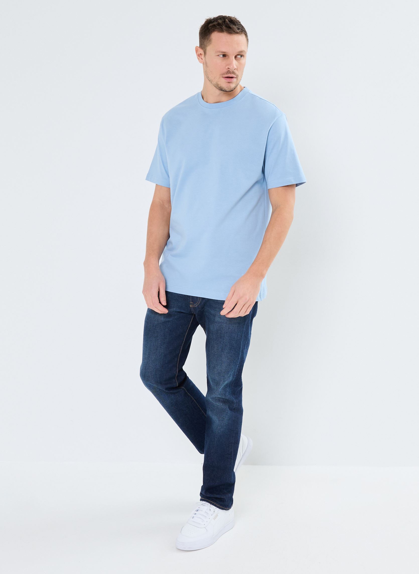 Tee-shirts manches courtes ONSFRED LIFE RLX SS TEE NOOS homme bleu Only & Sons Tee-shirts manches courtes ONSFRED LIFE RLX SS TEE NOOS homme bleu GLACIER LAKE