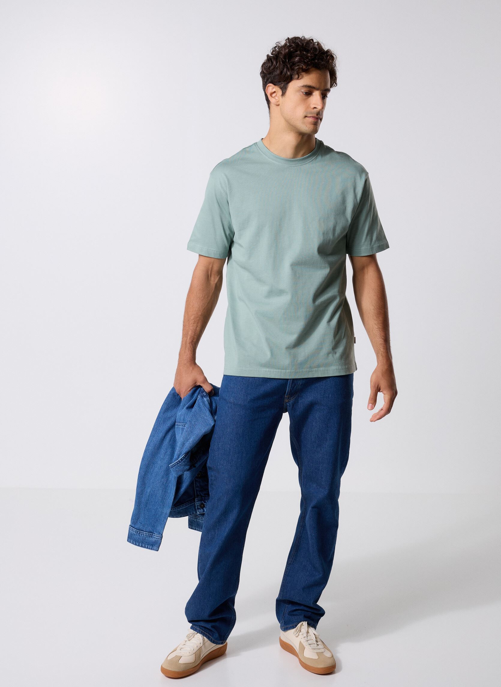 T-shirt a maniche corte ONSFRED LIFE RLX SS TEE NOOS uomo verde Only & Sons T-shirt a maniche corte ONSFRED LIFE RLX SS TEE NOOS uomo verde CHINOIS GREEN