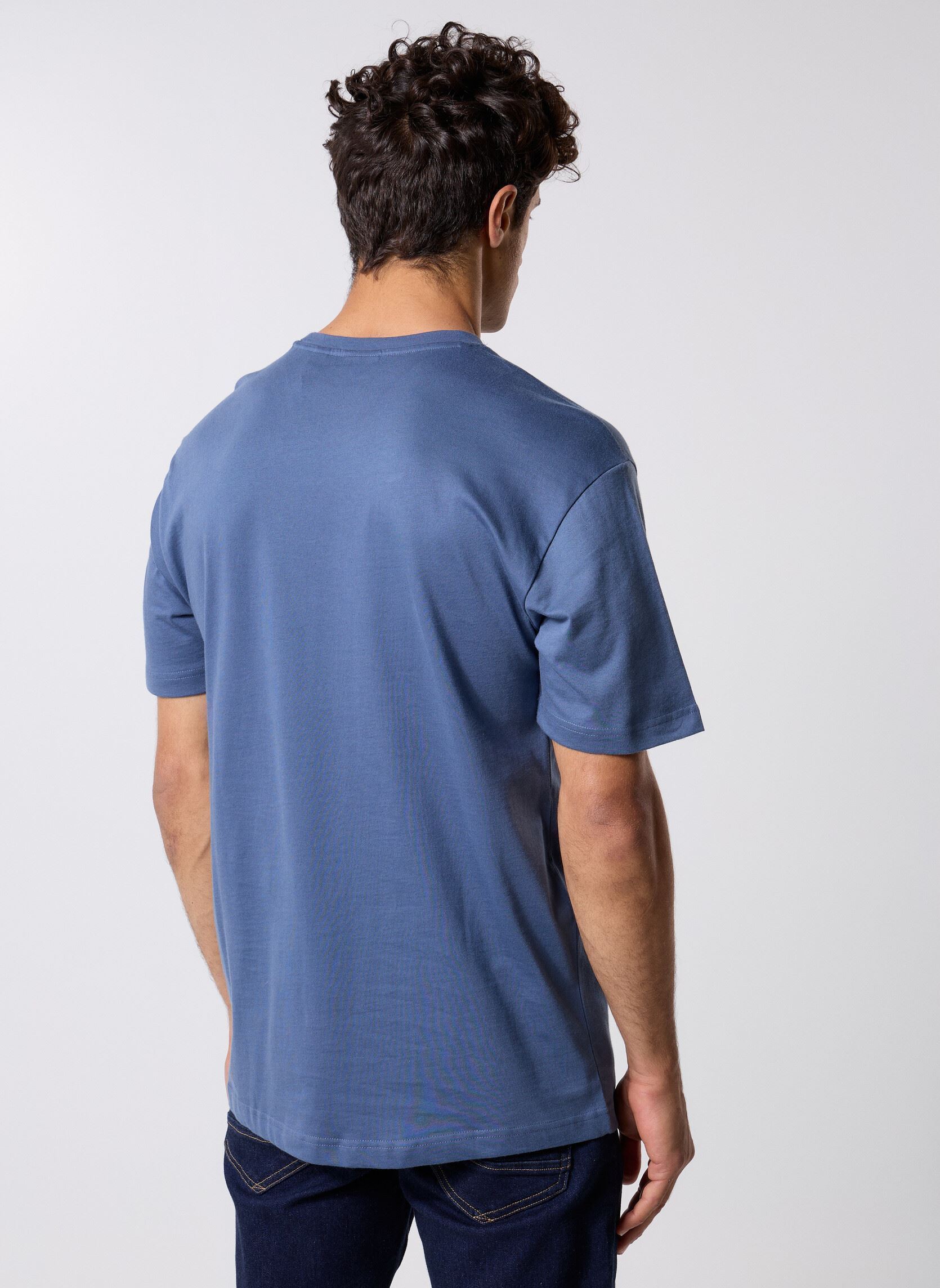 Tee-shirts manches courtes ONSFRED LIFE RLX SS TEE NOOS homme bleu Only & Sons Tee-shirts manches courtes ONSFRED LIFE RLX SS TEE NOOS homme bleu VINTAGE INDIGO