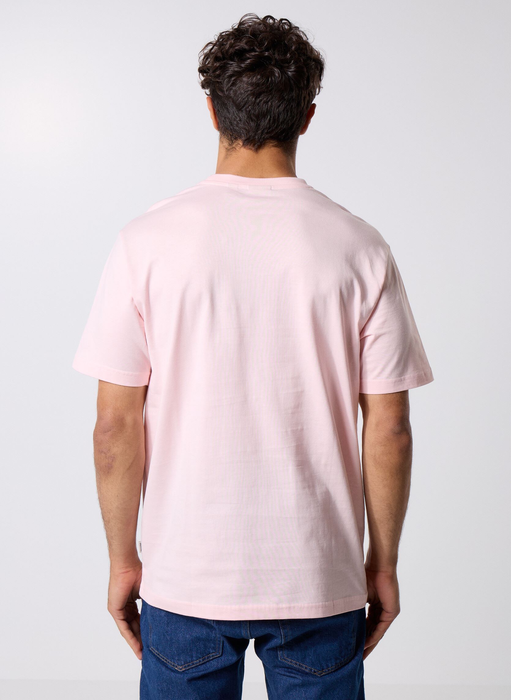 Tee-shirts manches courtes ONSFRED LIFE RLX SS TEE NOOS homme rose Only & Sons Tee-shirts manches courtes ONSFRED LIFE RLX SS TEE NOOS homme rose ICY PINK