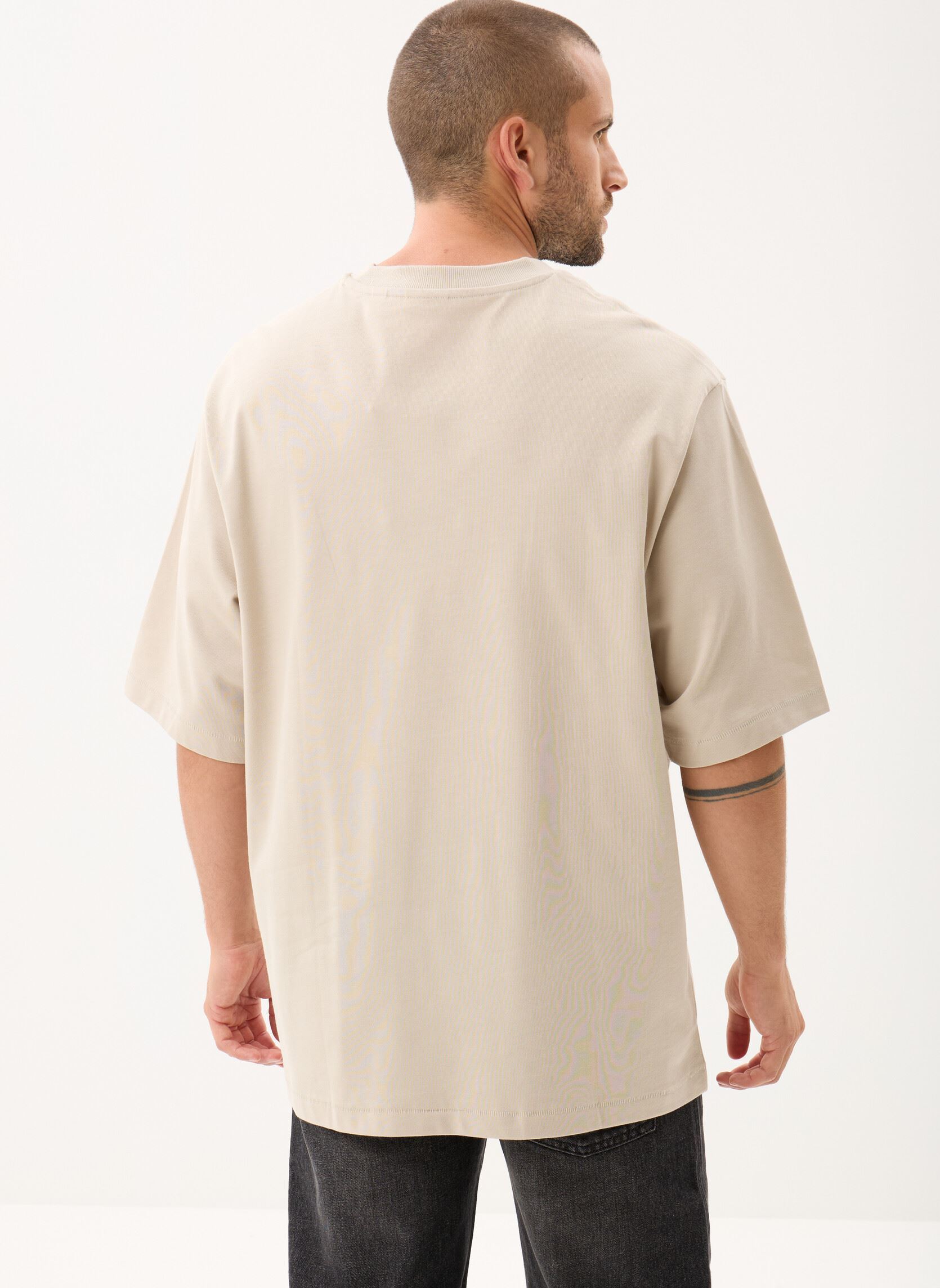 T-shirt a maniche corte ONSMILLENIUM OVZ SS TEE NOOS uomo beige Only & Sons T-shirt a maniche corte ONSMILLENIUM OVZ SS TEE NOOS uomo beige SILVER LINING