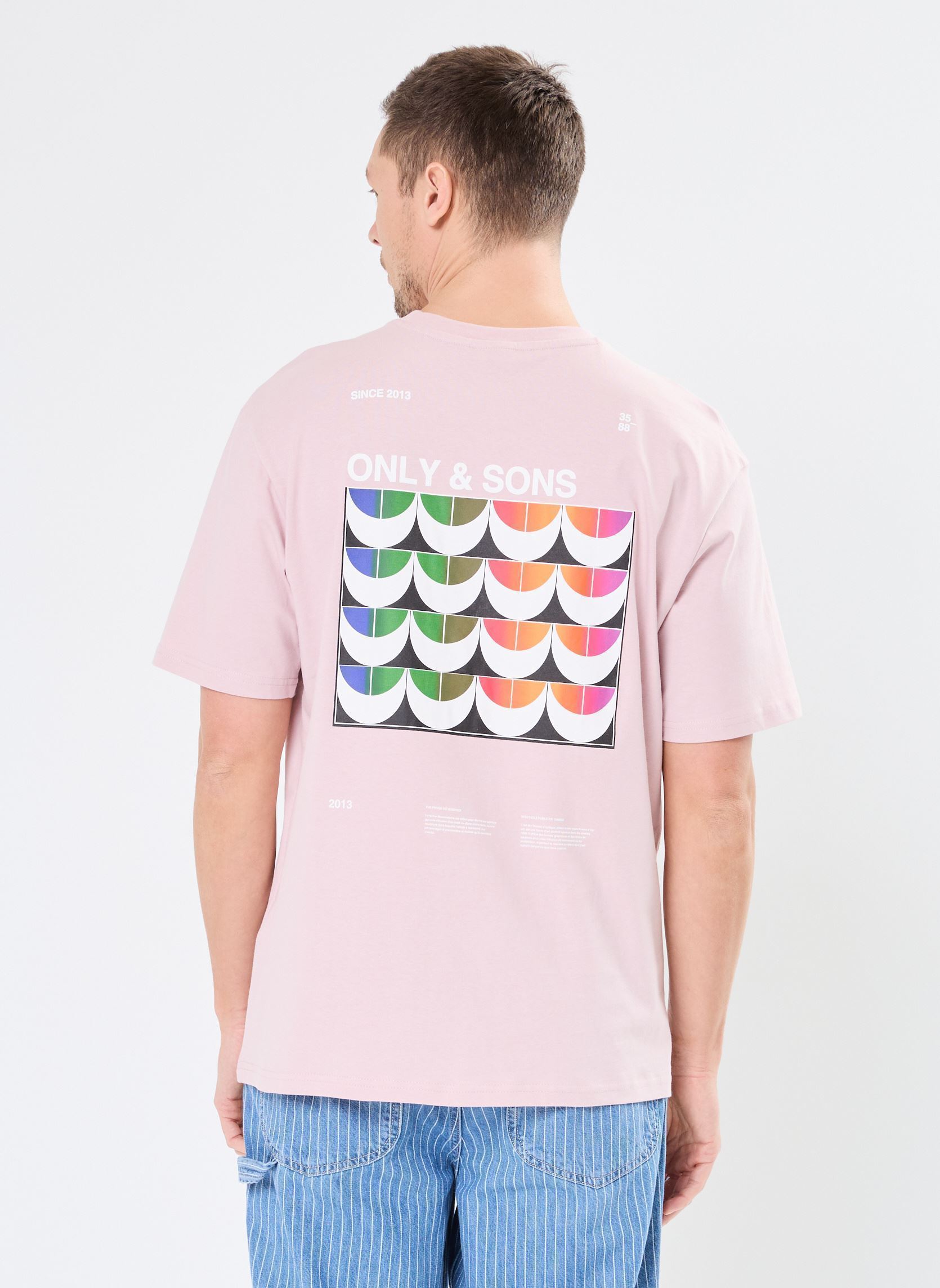 Tee-shirts manches courtes ONSWAVE LOGO RLX SS TEE CS homme violet Only & Sons Tee-shirts manches courtes ONSWAVE LOGO RLX SS TEE CS homme violet VIOLET ICE