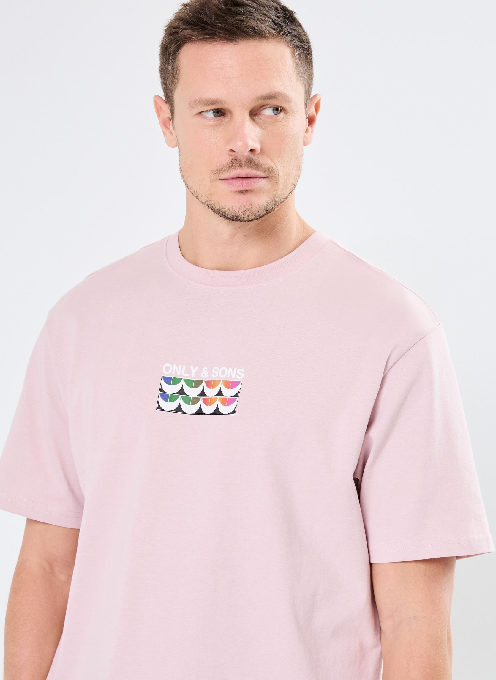 Tee-shirts manches courtes ONSWAVE LOGO RLX SS TEE CS homme violet Only & Sons Tee-shirts manches courtes ONSWAVE LOGO RLX SS TEE CS homme violet VIOLET ICE