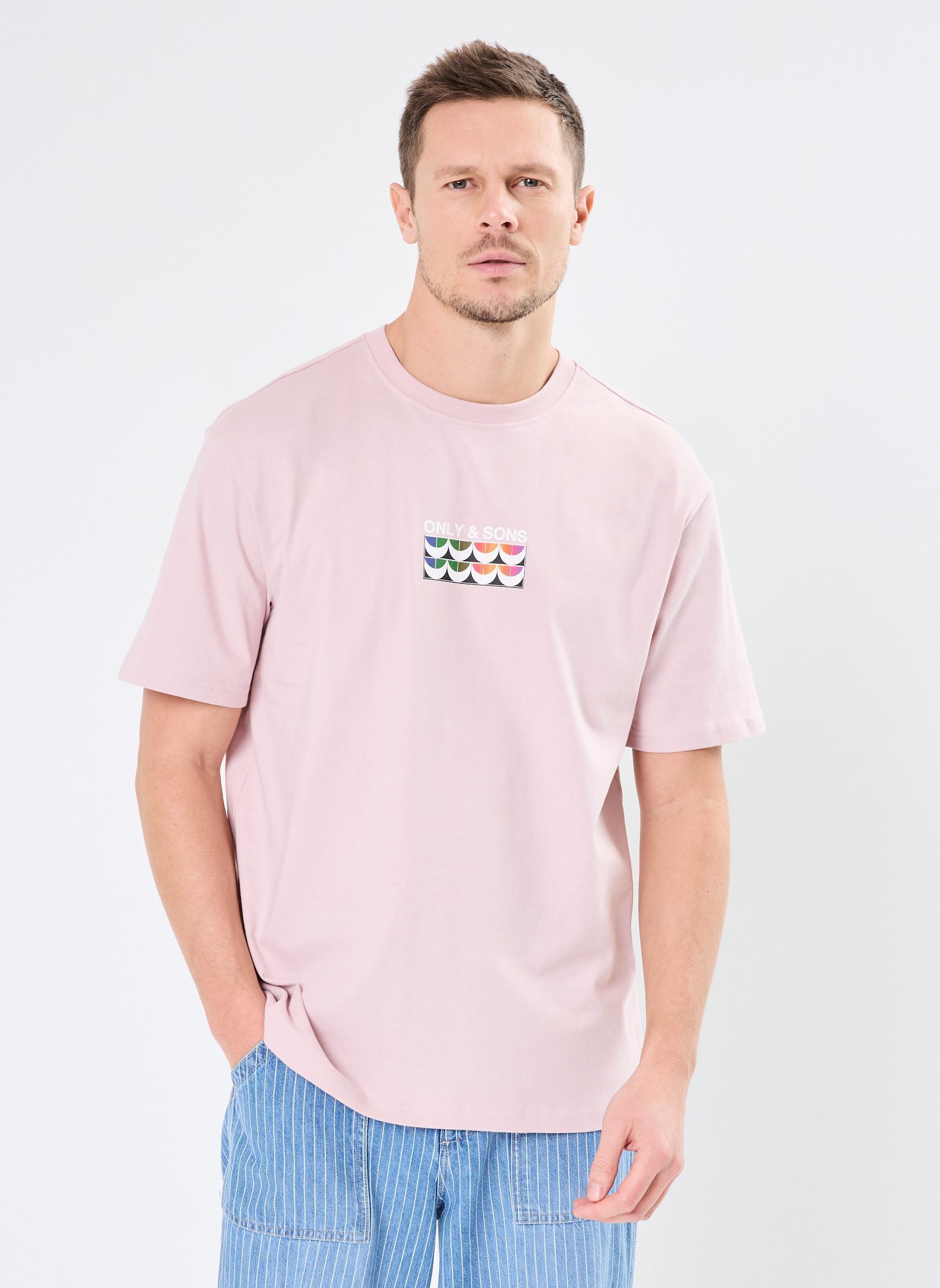 Vêtements Only & Sons ONSWAVE LOGO RLX SS TEE CS pour Accessoires - vue 2