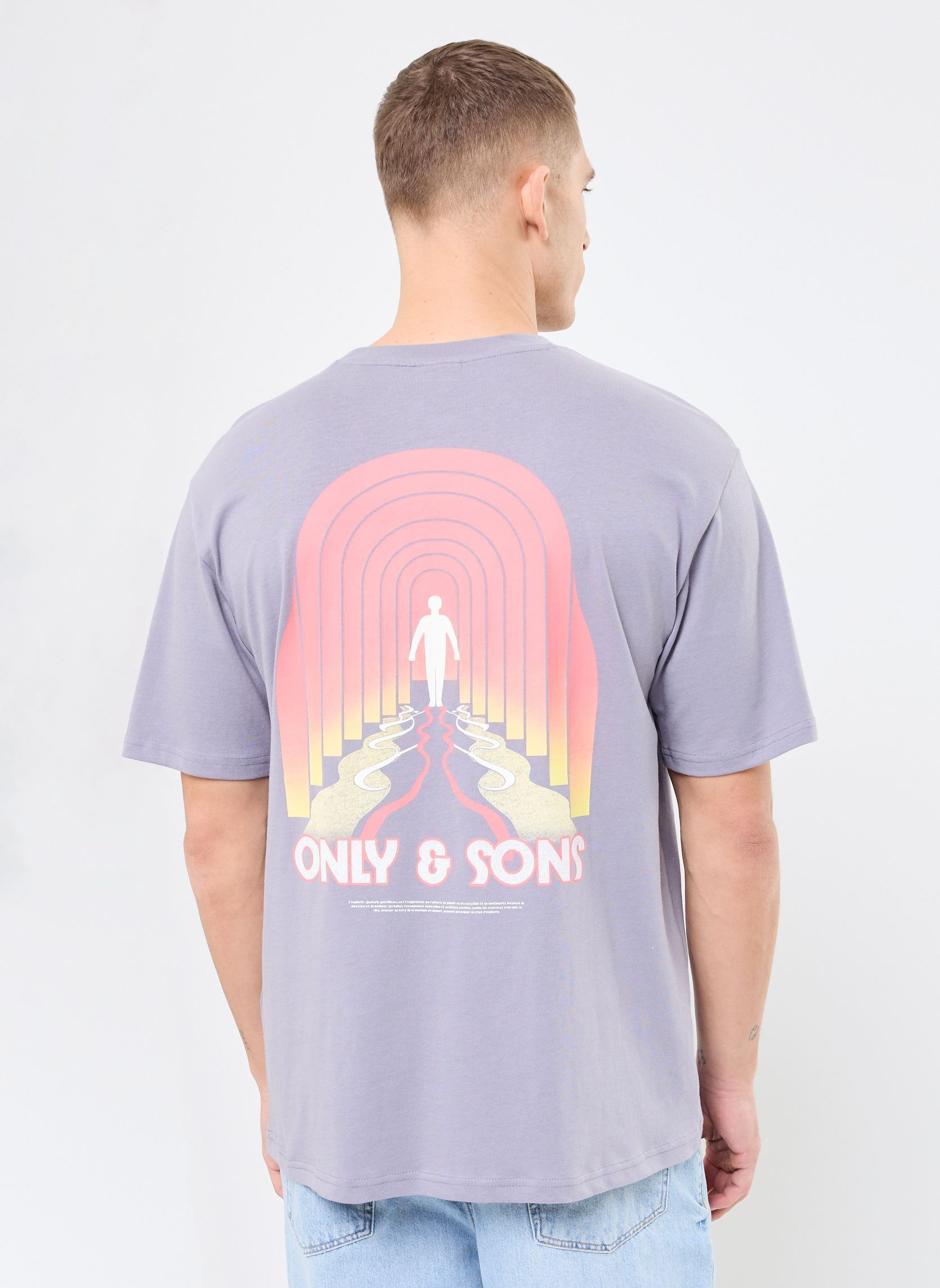 Tee-shirts manches courtes ONSARCH LOGO RLX SS TEE CS homme gris Only & Sons Tee-shirts manches courtes ONSARCH LOGO RLX SS TEE CS homme gris QUICKSILVER