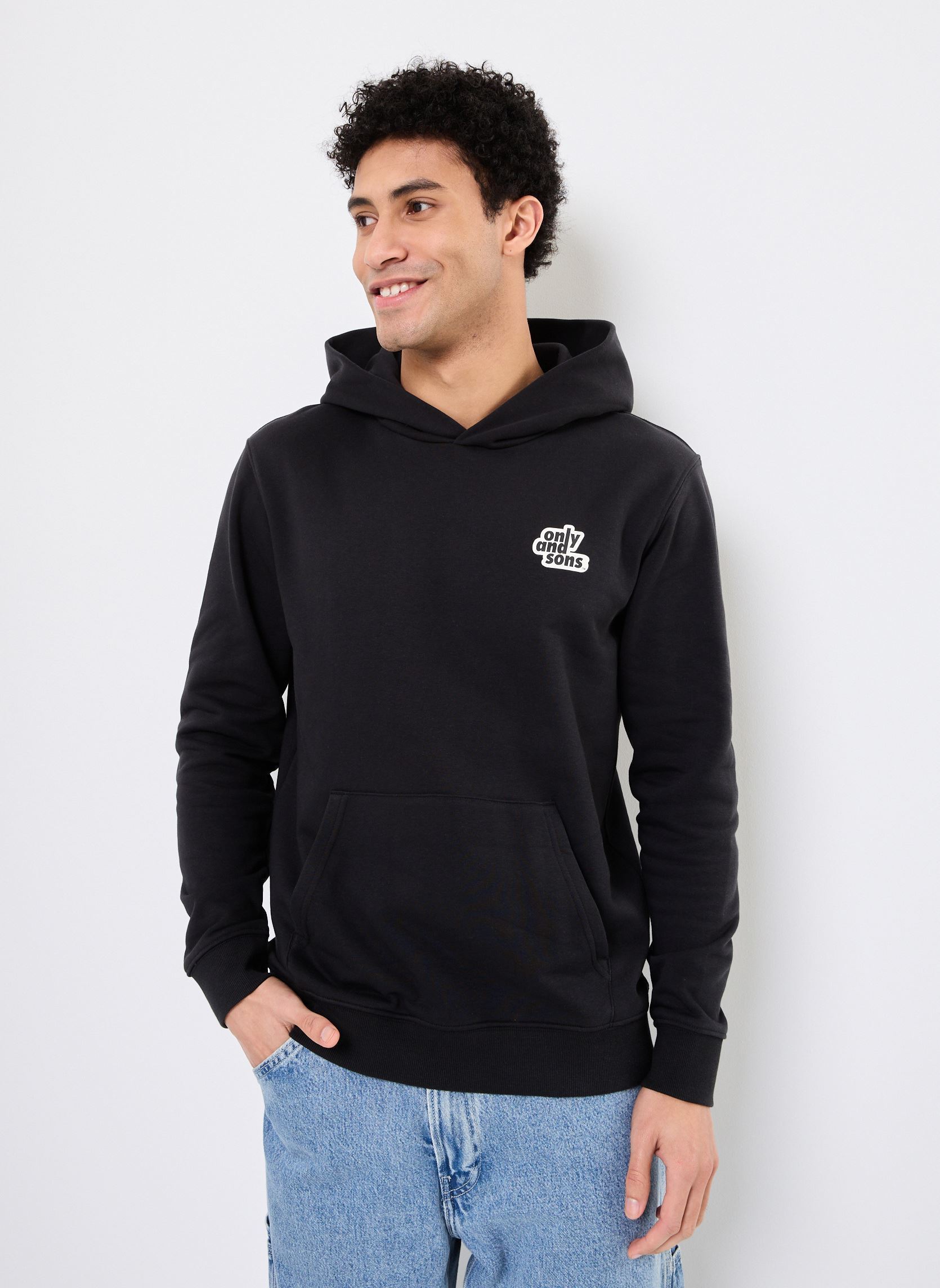 Vêtements Only & Sons ONSFLOWER REG HOODIE CS pour Accessoires - vue 2