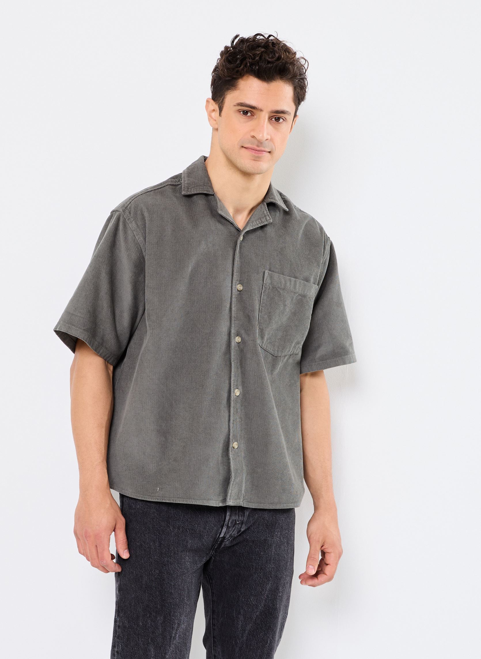Vêtements Only & Sons ONSALFI LIFE RLX CORD SS SHIRT pour Accessoires