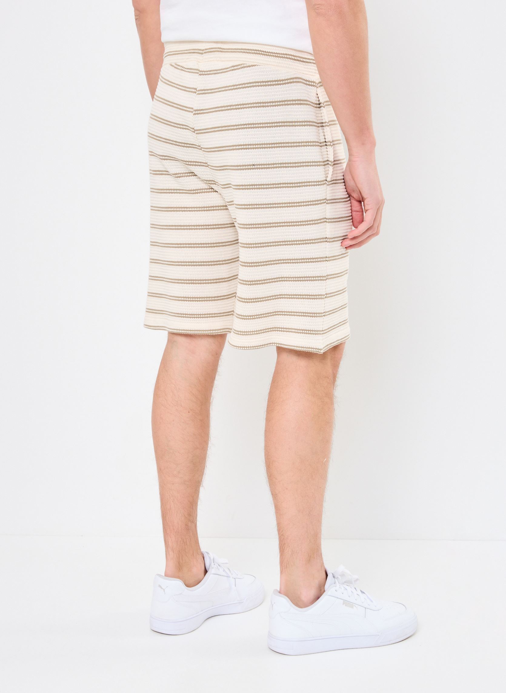 Shorts ONSIAN REG STRIPE STRUCT L SHORTS homme beige Only & Sons Shorts ONSIAN REG STRIPE STRUCT L SHORTS homme beige CHINCHILLA