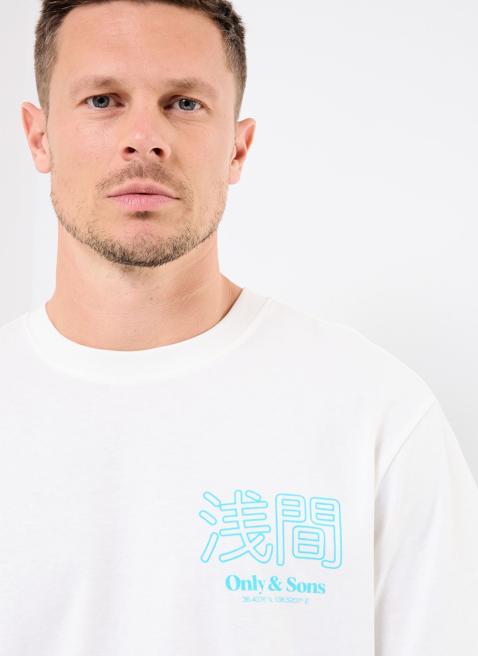 Camisetas de manga corta ONSMOUNTAIN LOGO RLX SS TEE CS hombre blanco Only & Sons Camisetas de manga corta ONSMOUNTAIN LOGO RLX SS TEE CS hombre blanco CLOUD DANCER