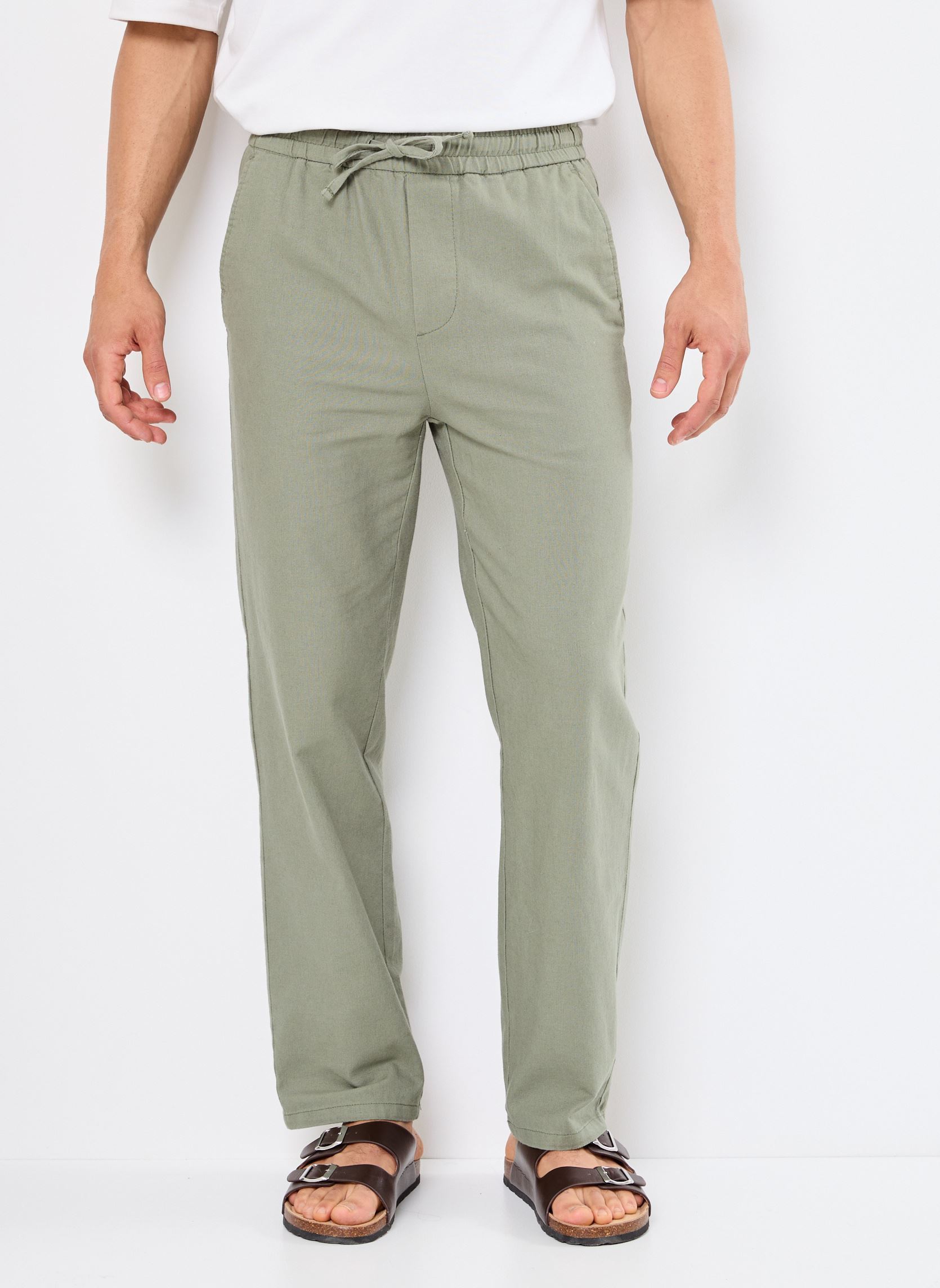 Vêtements Only & Sons ONSSINUS LOOSE 0007 COT LIN PANT NOOS pour Accessoires - vue 2