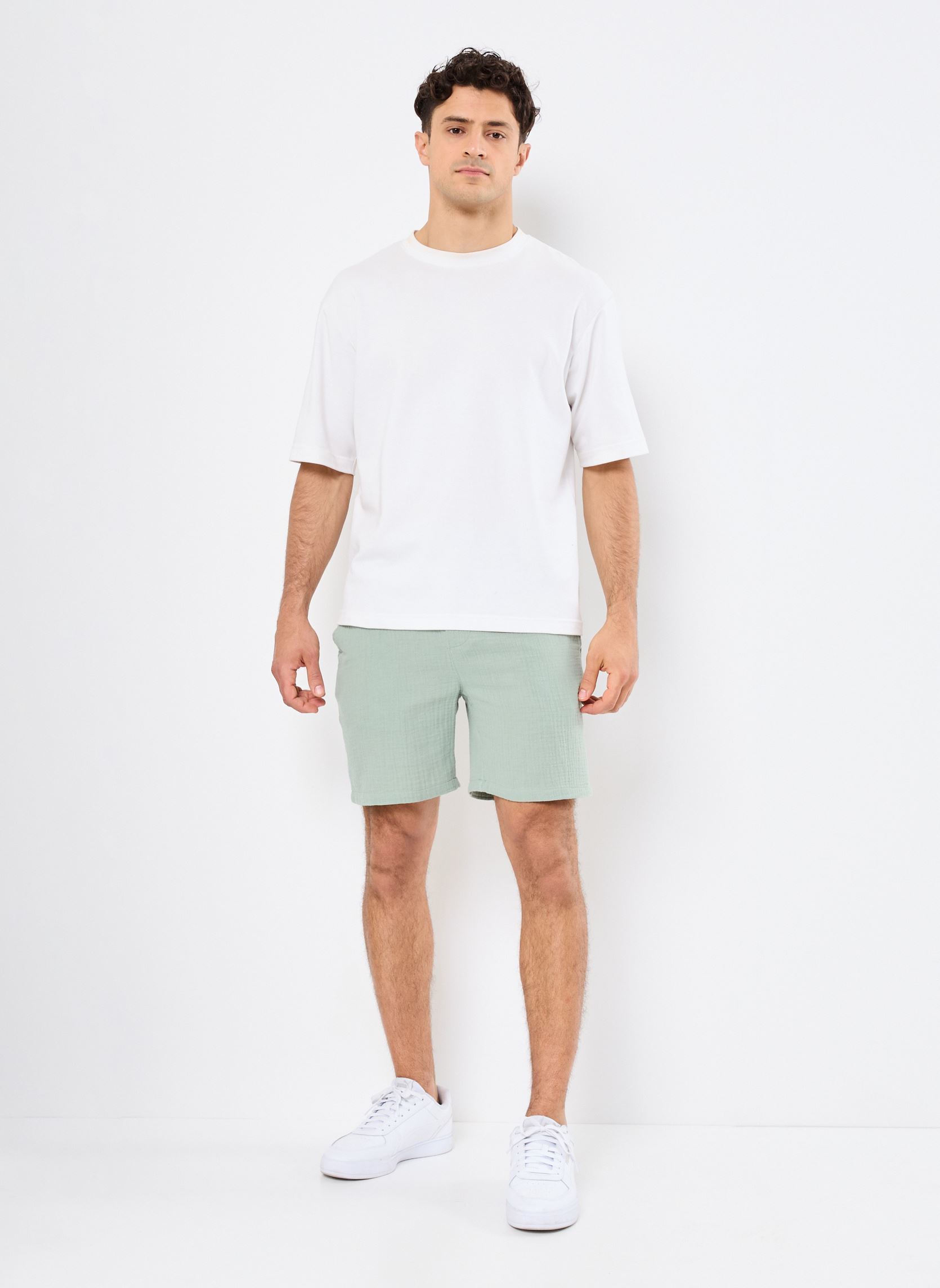 Pantaloncini ONSTEL-PAS 0158 SHORTS uomo verde Only & Sons Pantaloncini ONSTEL-PAS 0158 SHORTS uomo verde ICEBERG GREEN