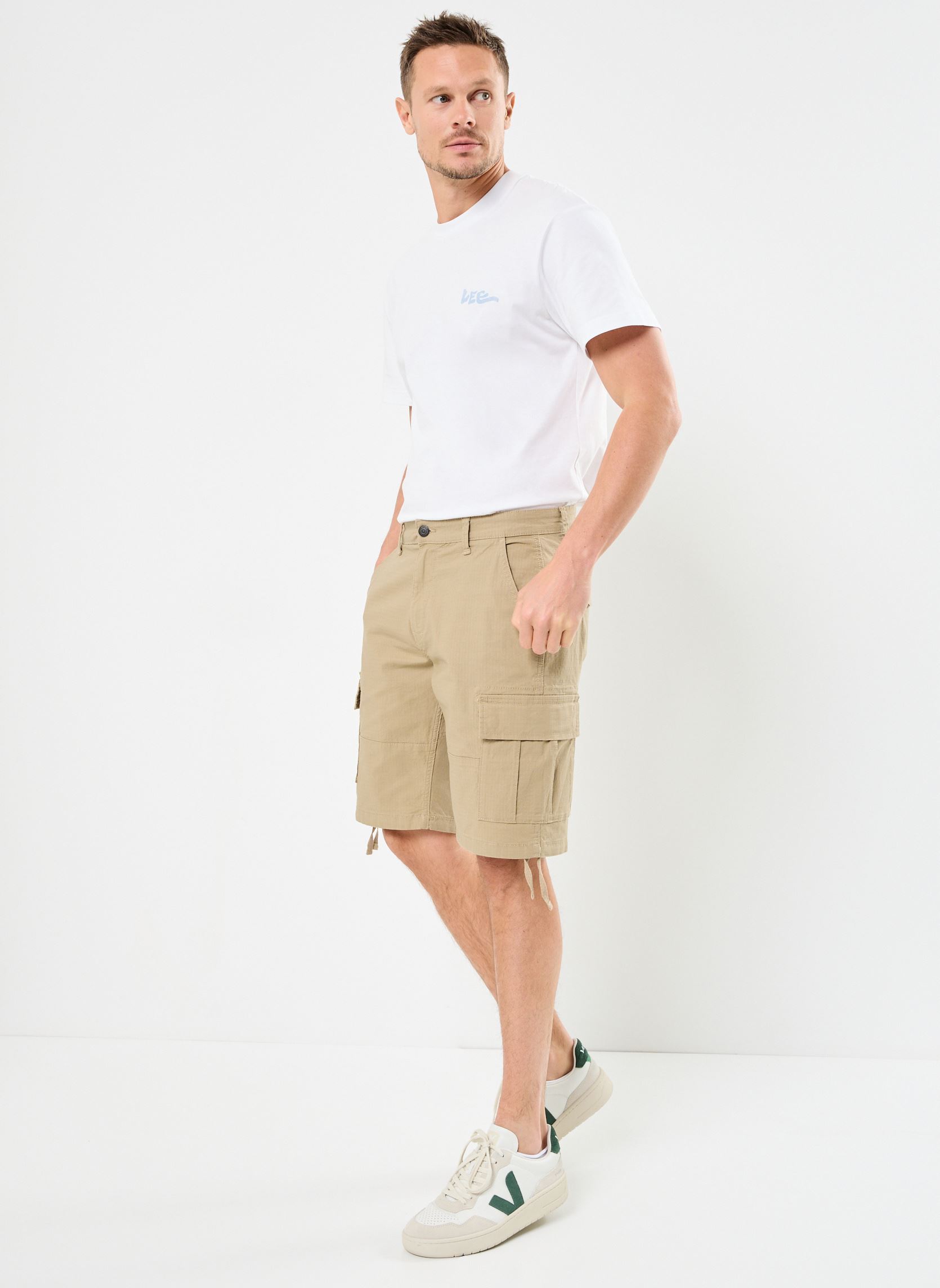 Shorts ONSRAY LIFE 0020 RIBSTOP CARGO SHORTS homme beige Only & Sons Shorts ONSRAY LIFE 0020 RIBSTOP CARGO SHORTS homme beige CHINCHILLA