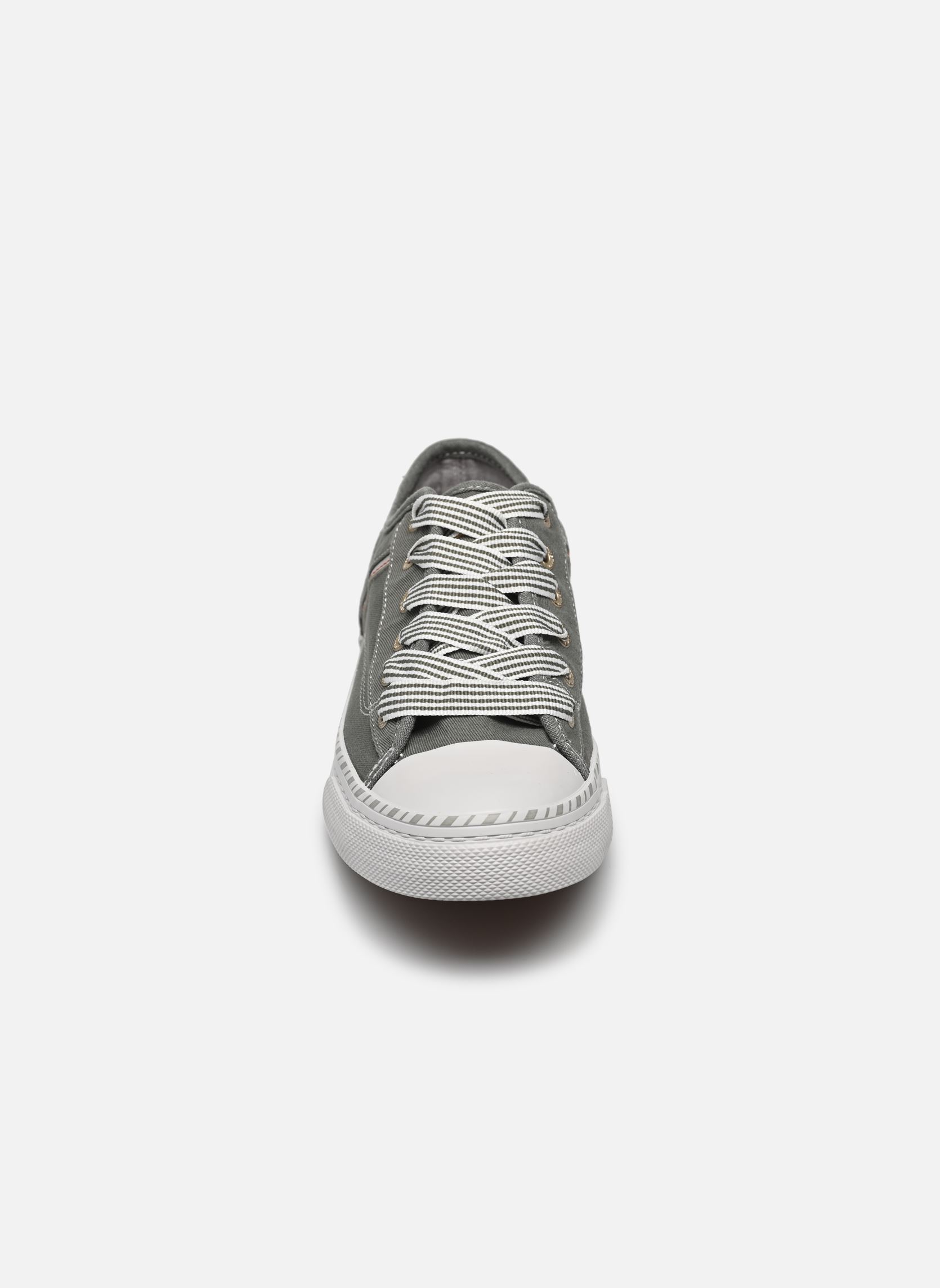 Print sneakers 1376303 dames grijs Mustang shoes Print sneakers 1376303 dames grijs Gruen/Grau