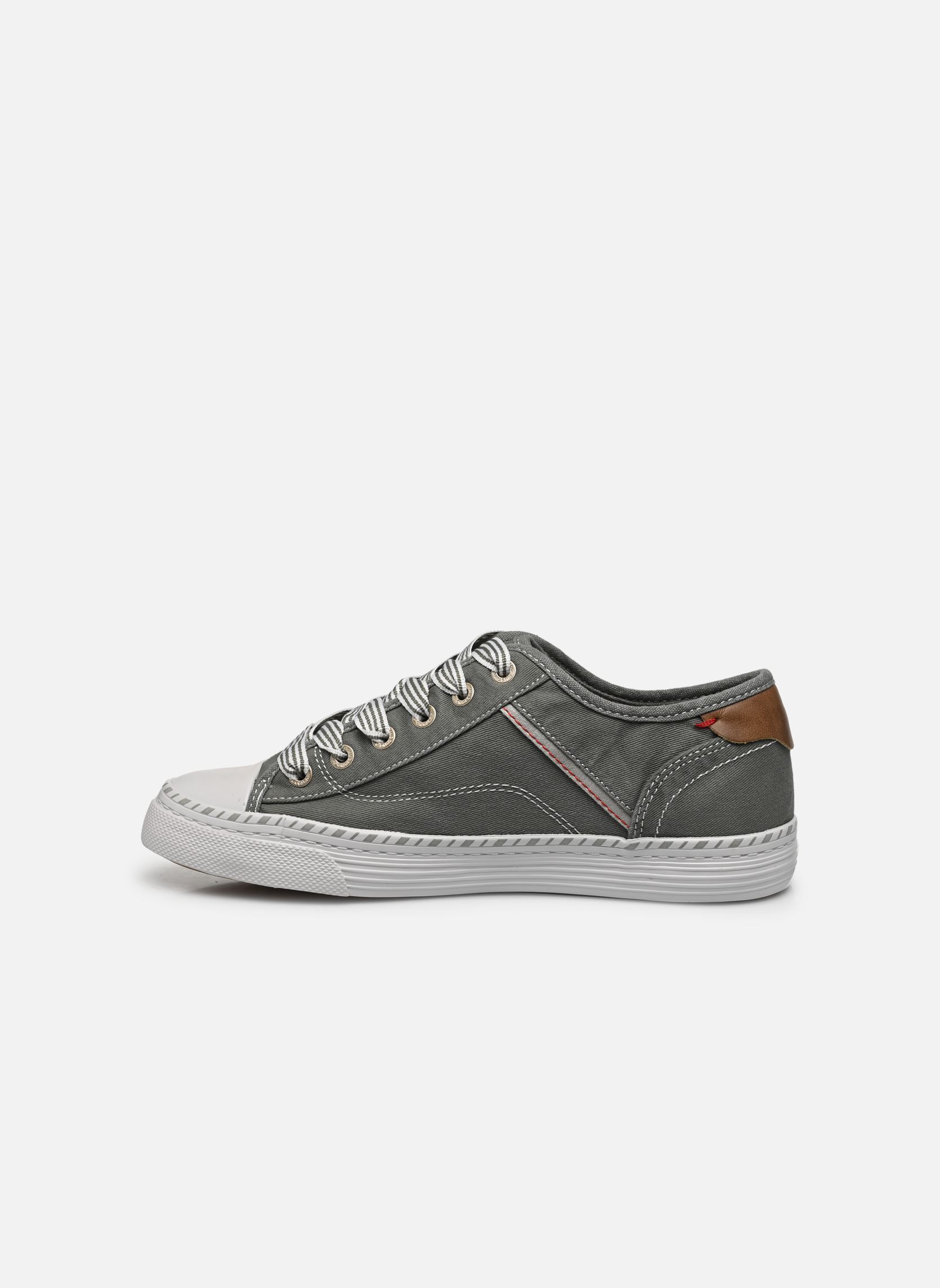 Print sneakers 1376303 dames grijs Mustang shoes Print sneakers 1376303 dames grijs Gruen/Grau
