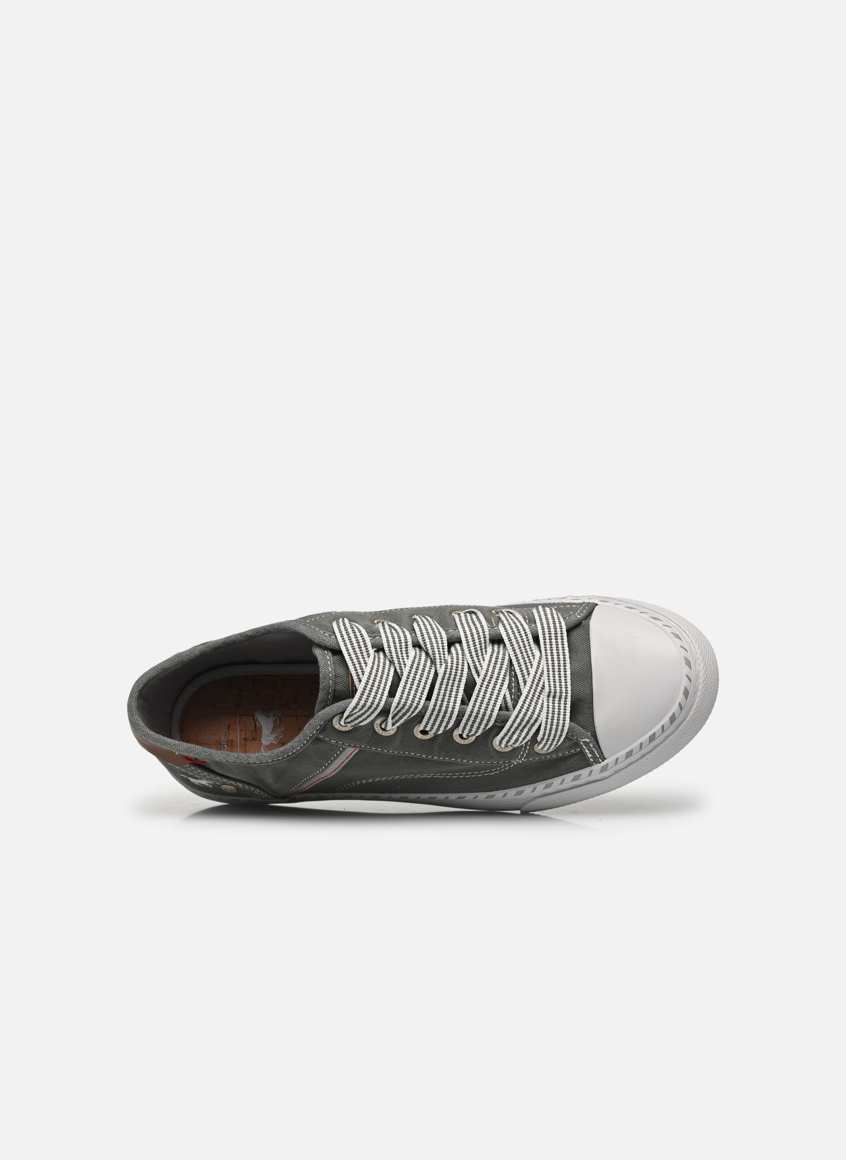 Print sneakers 1376303 dames grijs Mustang shoes Print sneakers 1376303 dames grijs Gruen/Grau