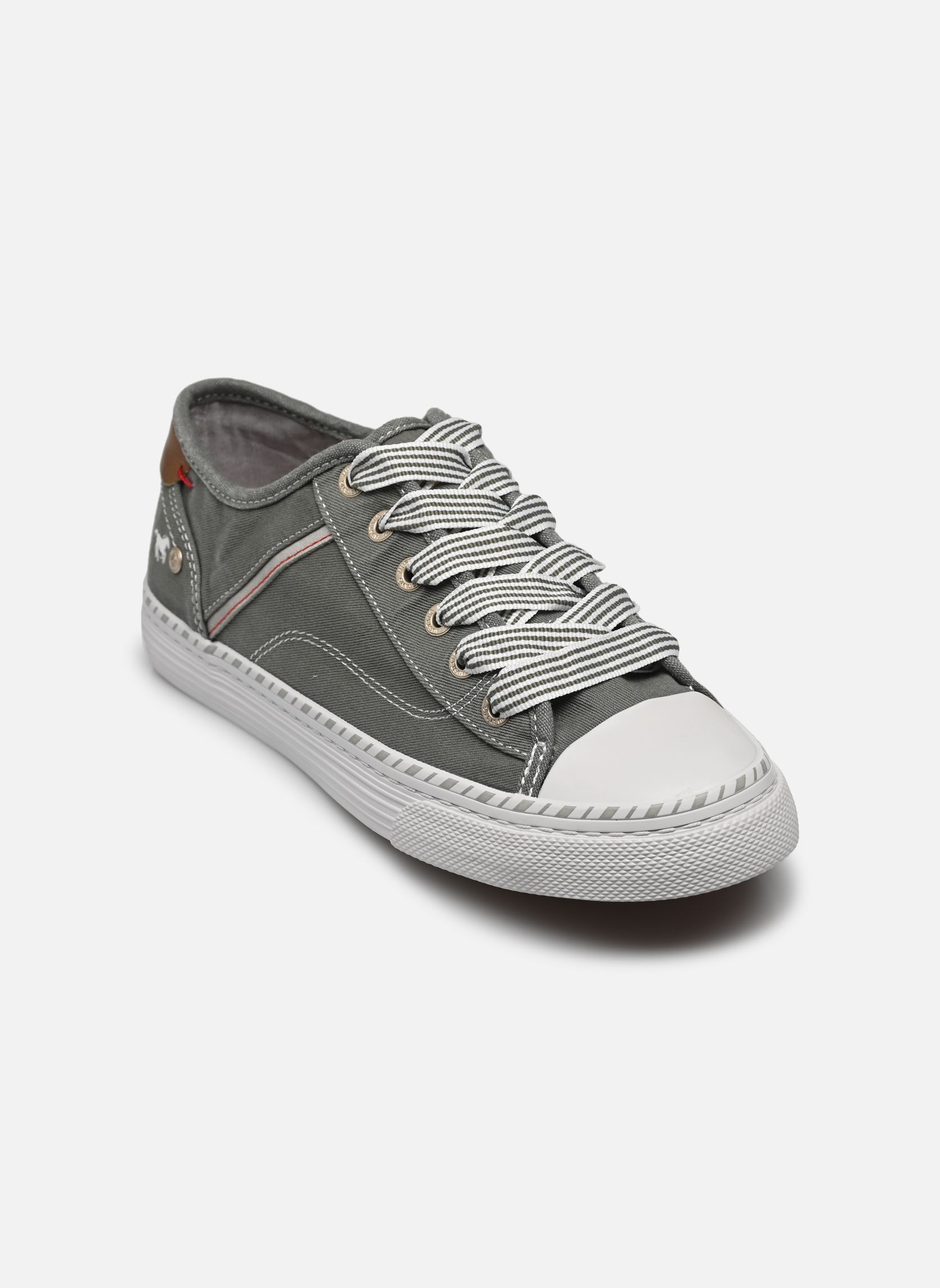 Print sneakers 1376303 dames grijs Mustang shoes Print sneakers 1376303 dames grijs Gruen/Grau