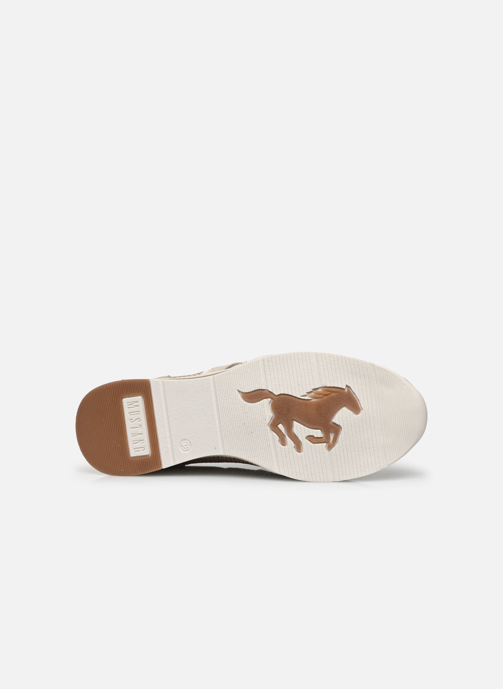 Baskets compensées 1378306 femme beige Mustang shoes Baskets compensées 1378306 femme beige Beige