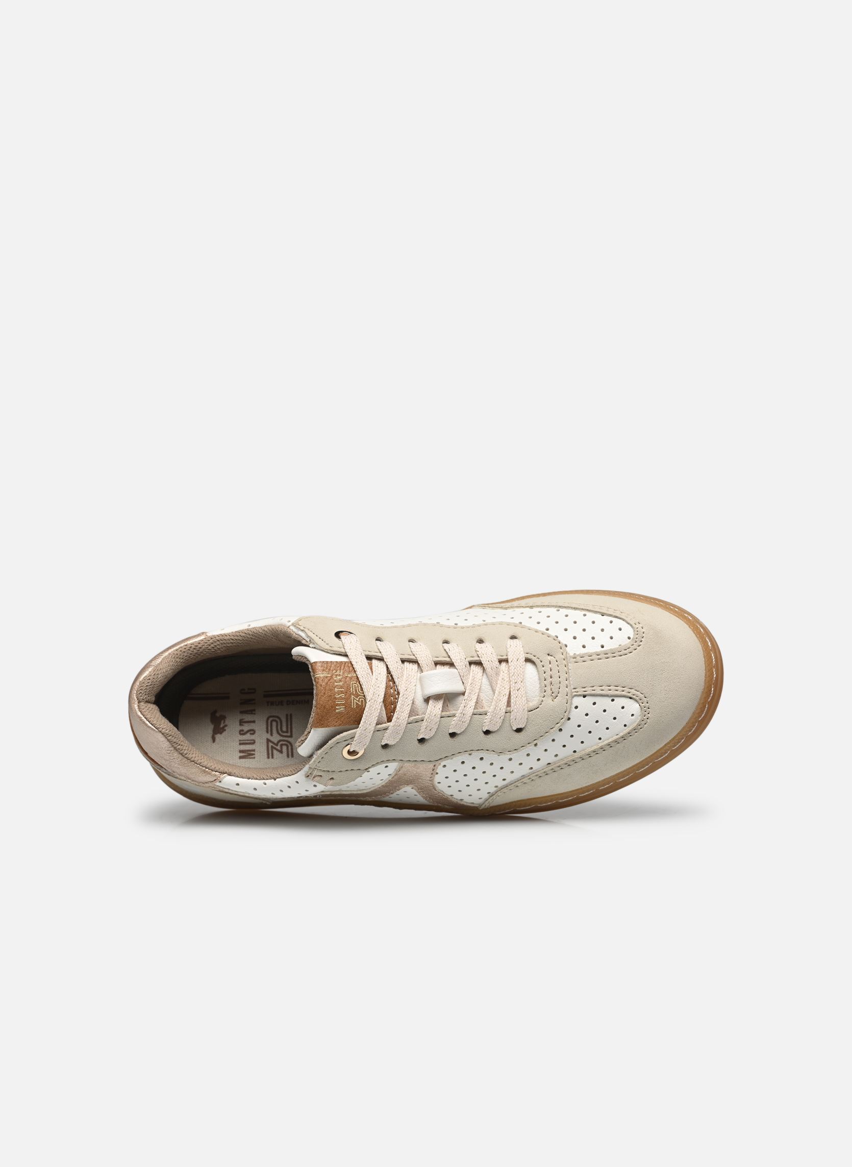 Sneakers basse 1511302 donna bianco Mustang shoes Sneakers basse 1511302 donna bianco Ivory