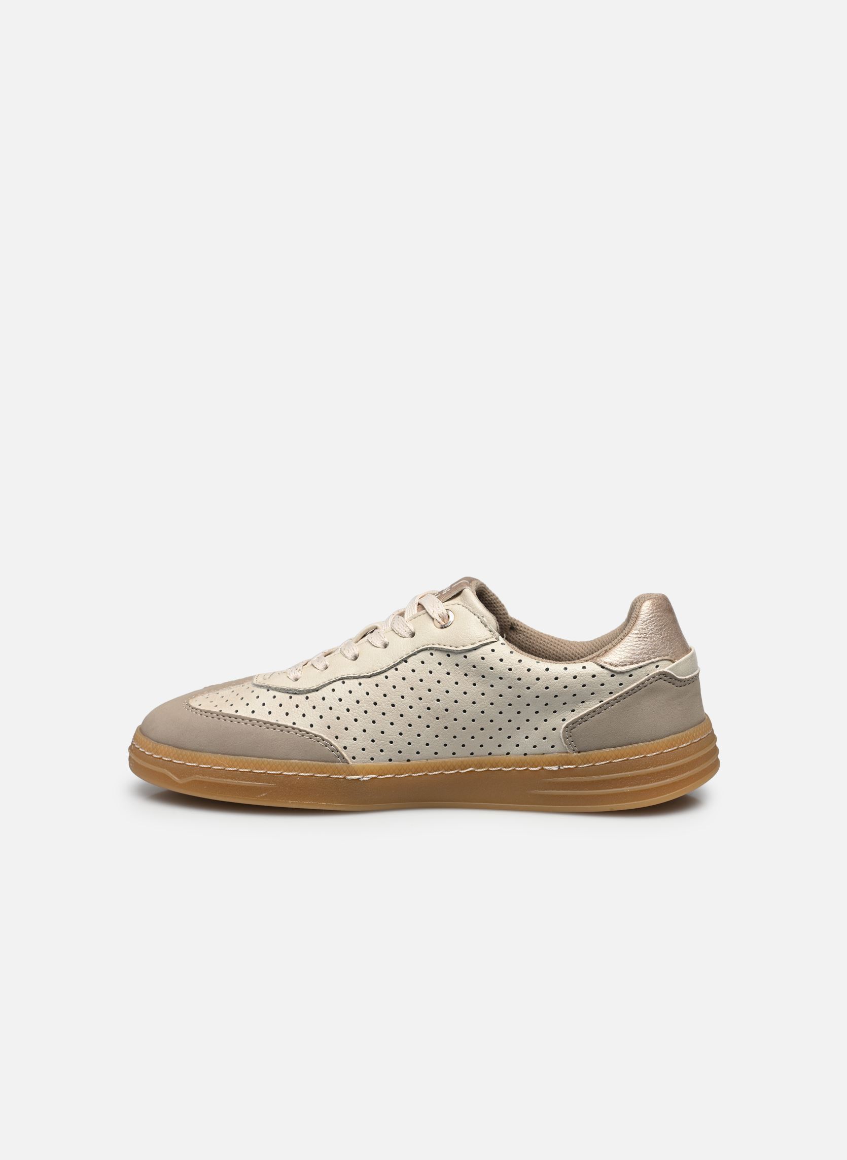 Baskets basses 1511302 femme blanc Mustang shoes Baskets basses 1511302 femme blanc Ivory/Taupe