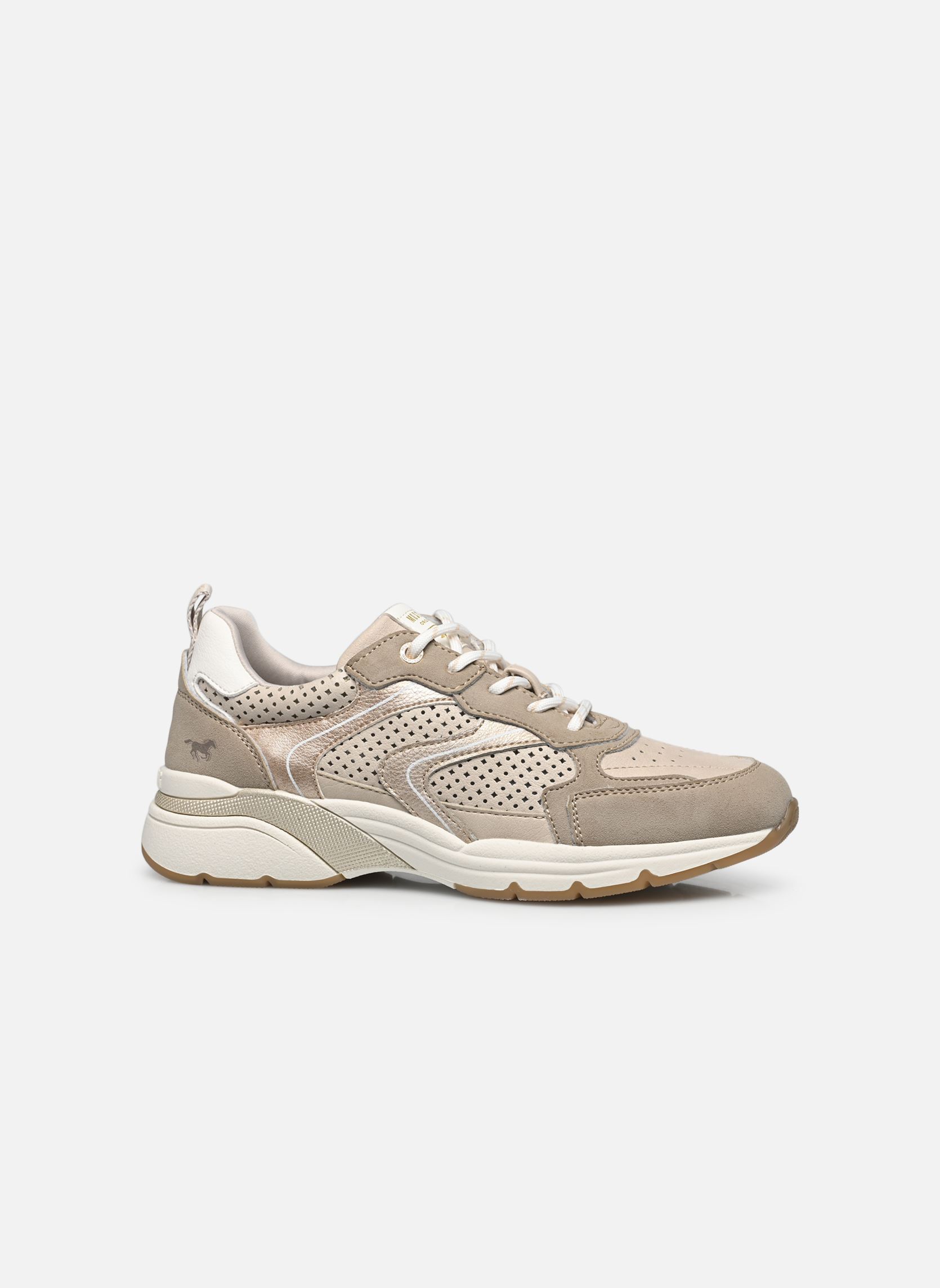 Baskets 1512301 femme beige Mustang shoes Baskets 1512301 femme beige Taupe