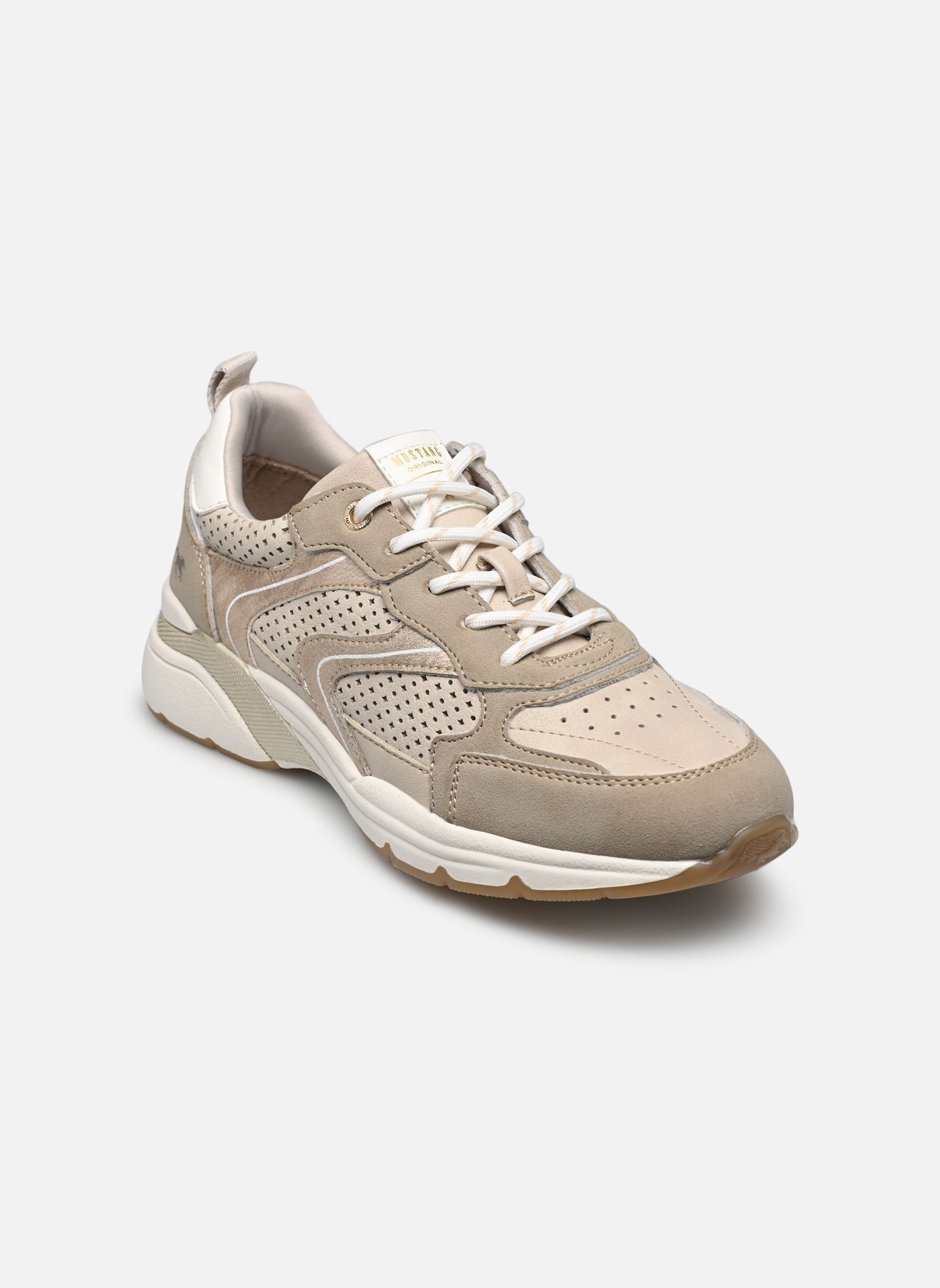 Baskets 1512301 femme beige Mustang shoes Baskets 1512301 femme beige Taupe