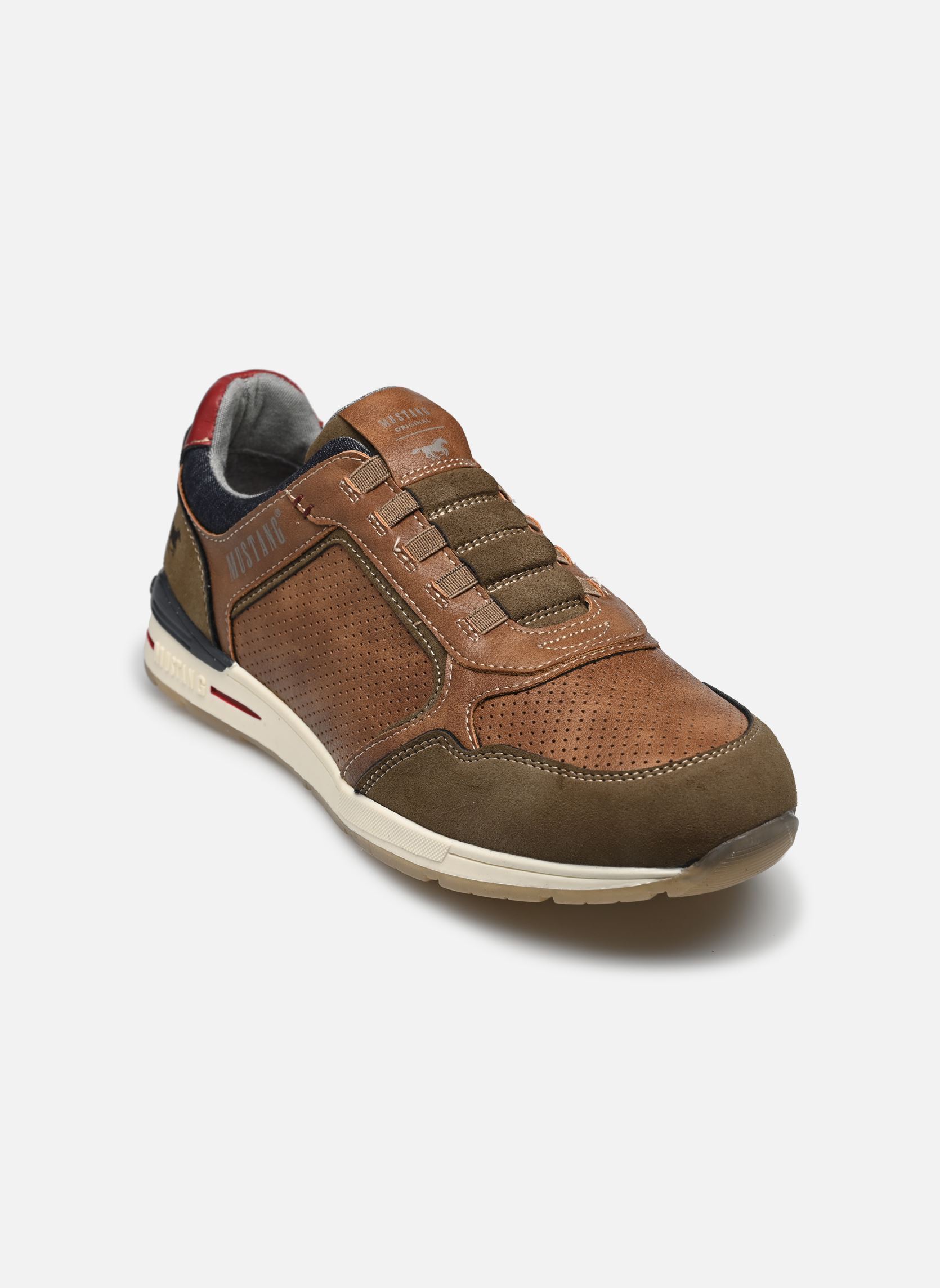 Niedrige Sneaker 4154401 herren braun Mustang shoes Niedrige Sneaker 4154401 herren braun Kastanie