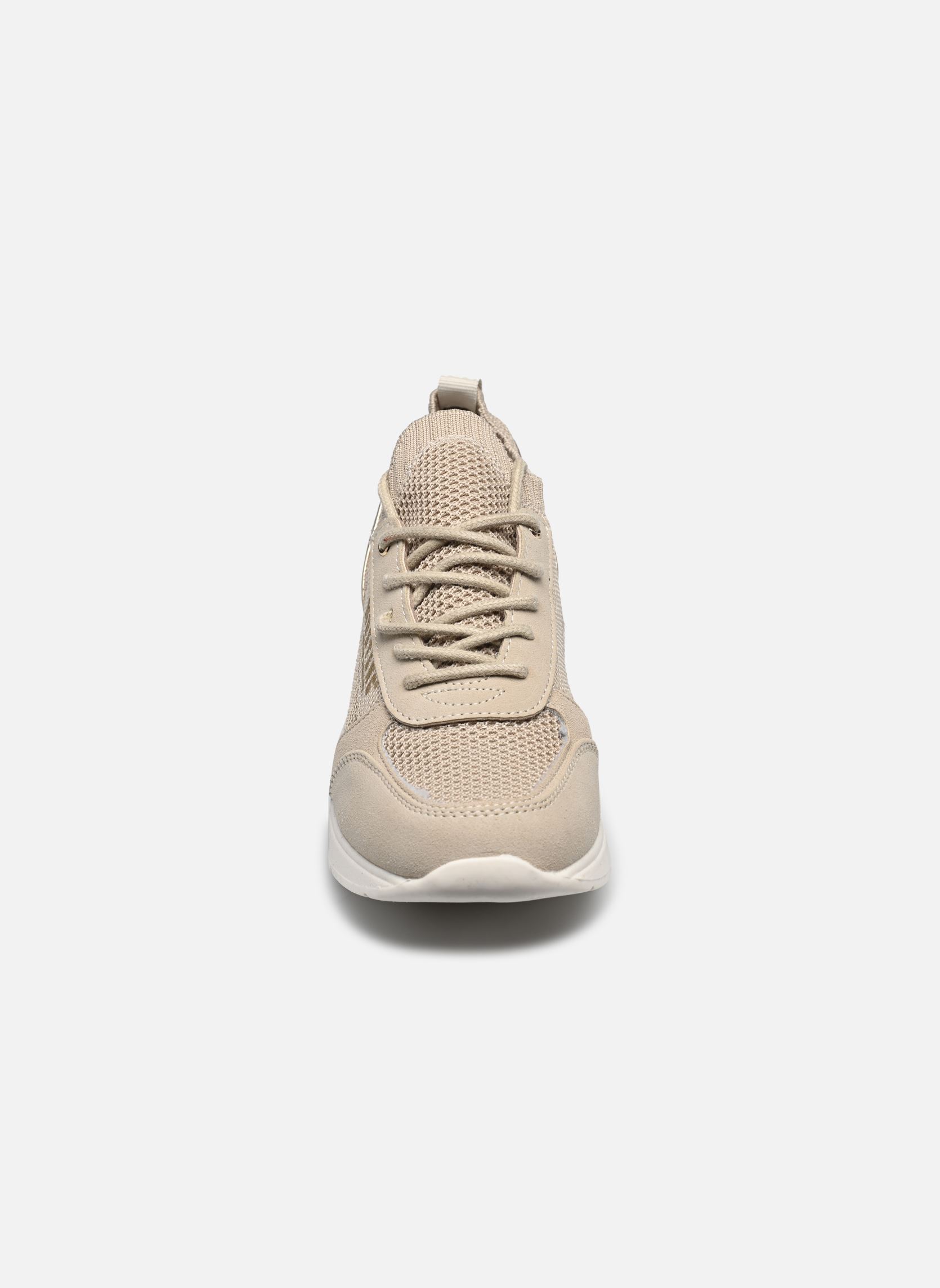 Sleehak sneakers 1303305 dames beige Mustang shoes Sleehak sneakers 1303305 dames beige Beige
