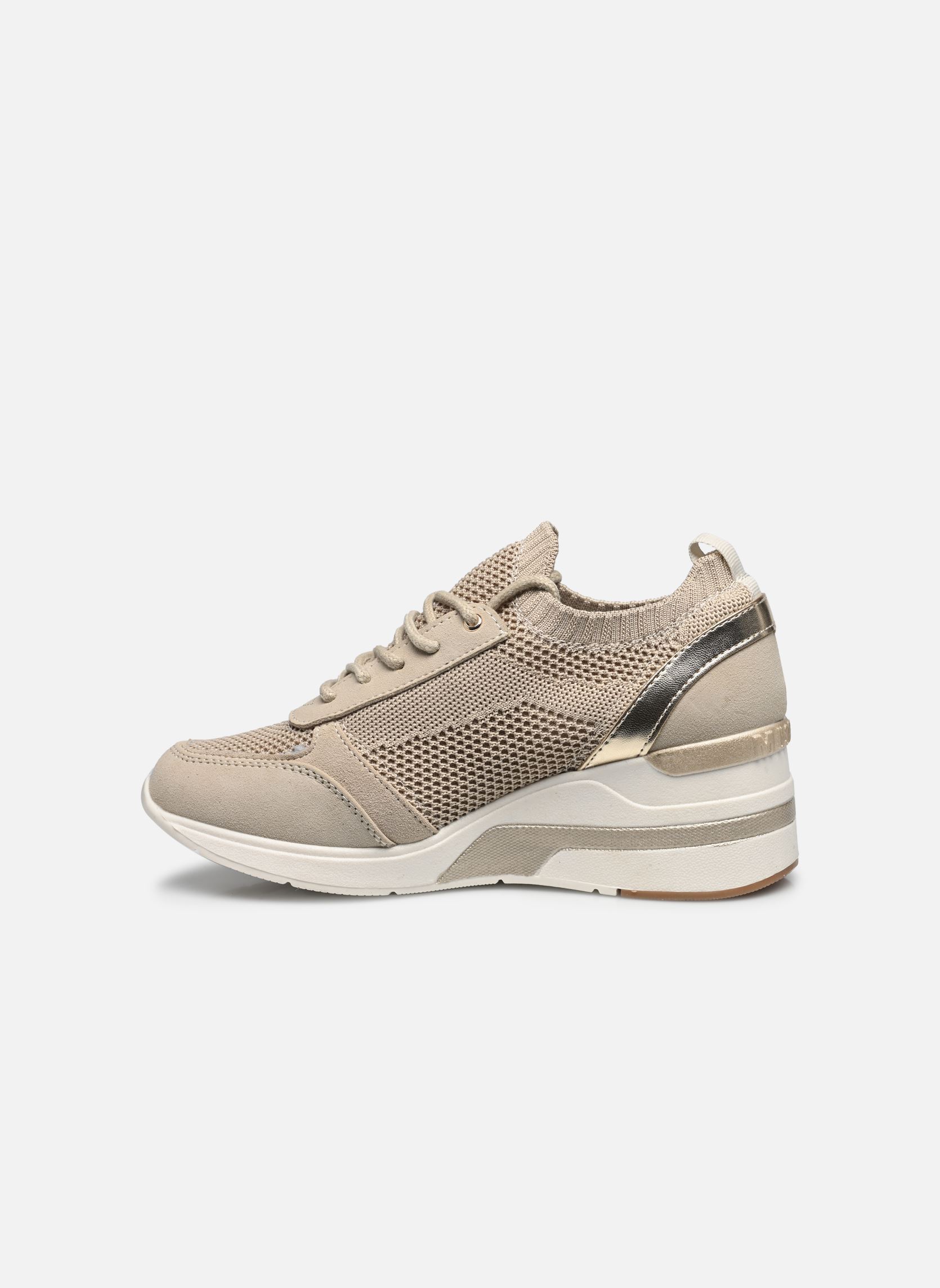 Sleehak sneakers 1303305 dames beige Mustang shoes Sleehak sneakers 1303305 dames beige Beige