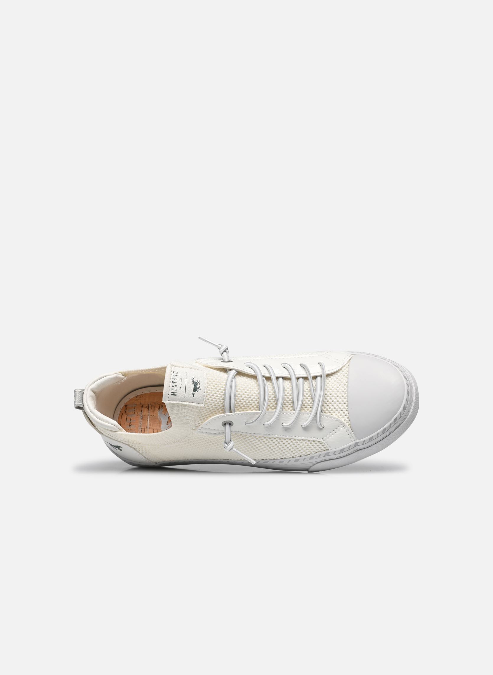 Sneakers di tela 1376309 donna bianco Mustang shoes Sneakers di tela 1376309 donna bianco Weiss