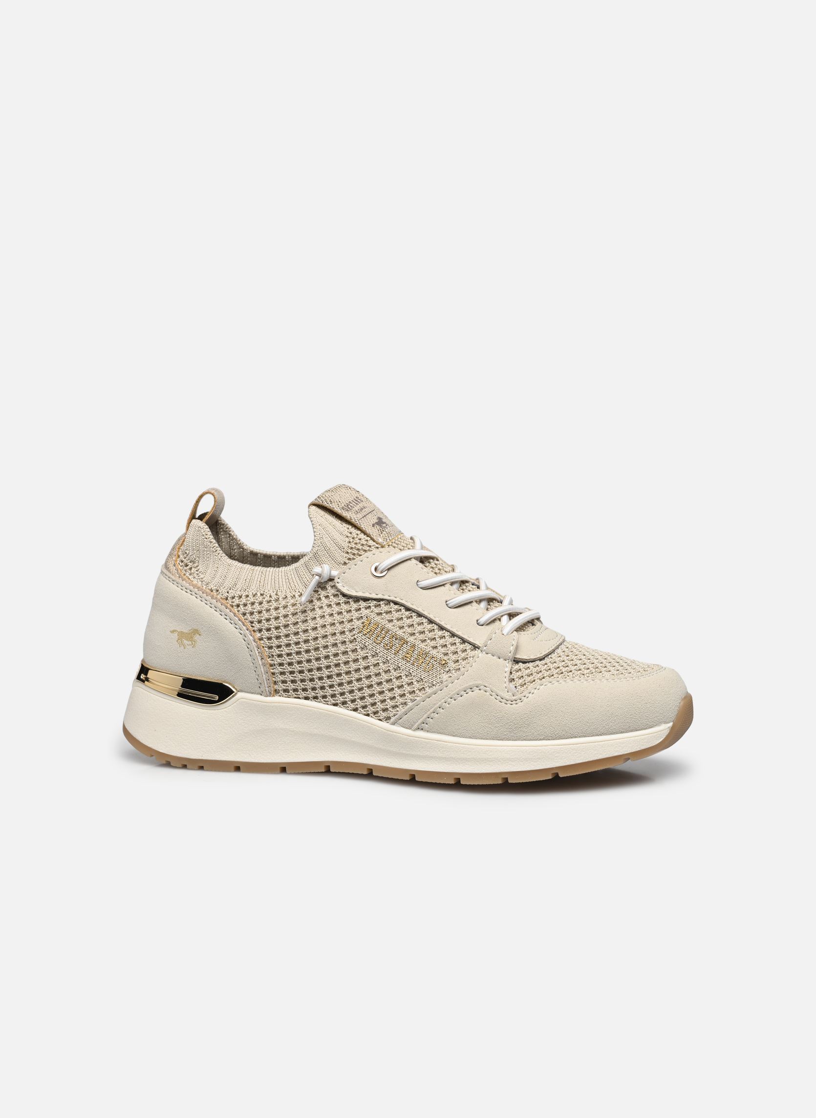 Baskets basses 1487301 femme blanc Mustang shoes Baskets basses 1487301 femme blanc Ivory