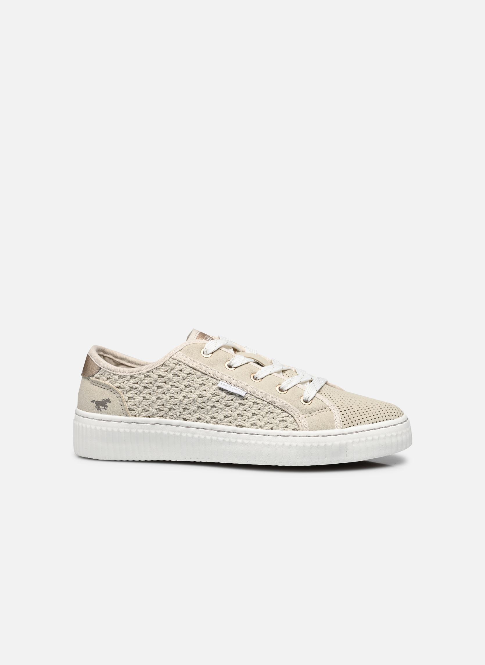 Sneakers basse 1516302 donna bianco Mustang shoes Sneakers basse 1516302 donna bianco Ivory